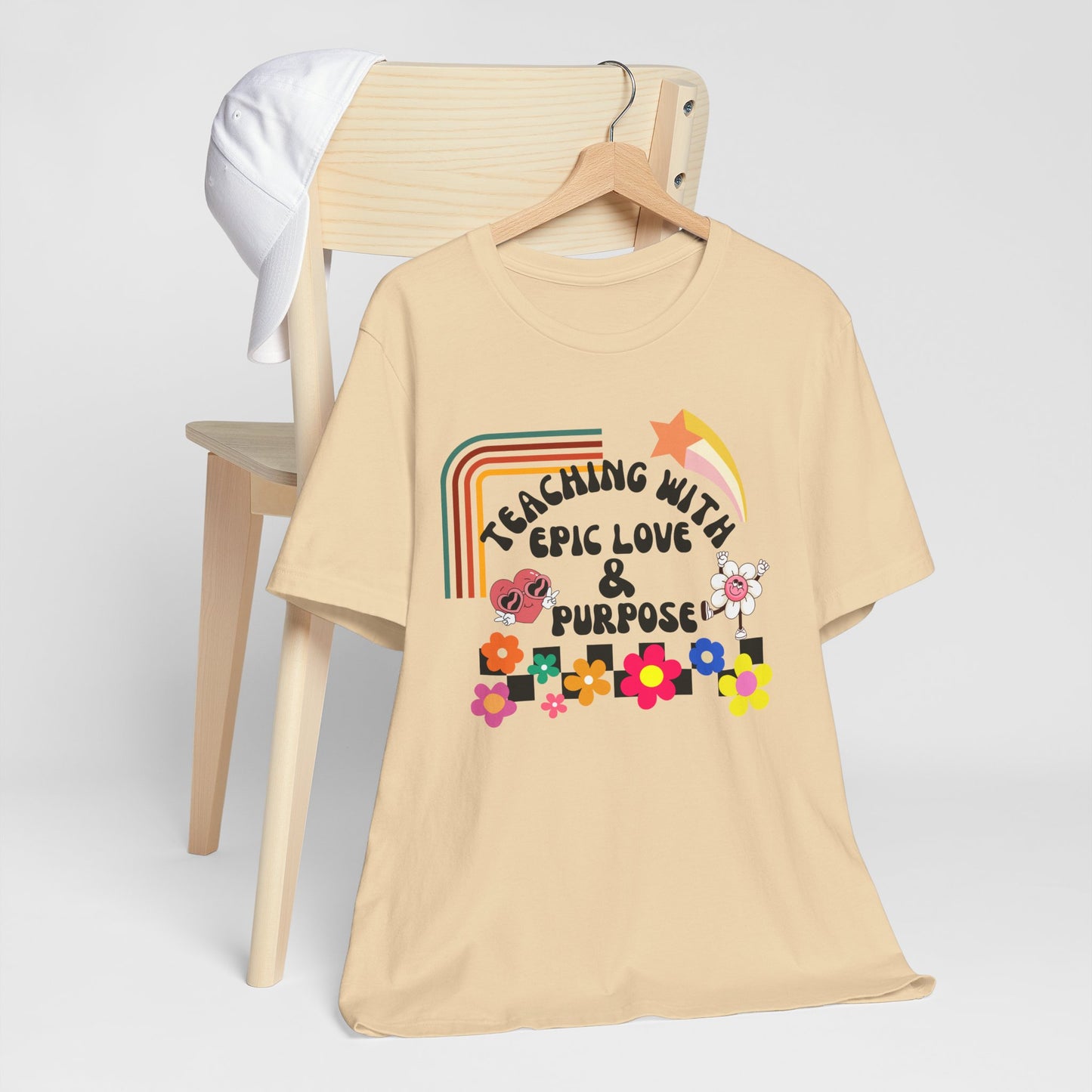 'Teaching With Epic Love & Purpose' Unisex Jersey Short Sleeve Tee