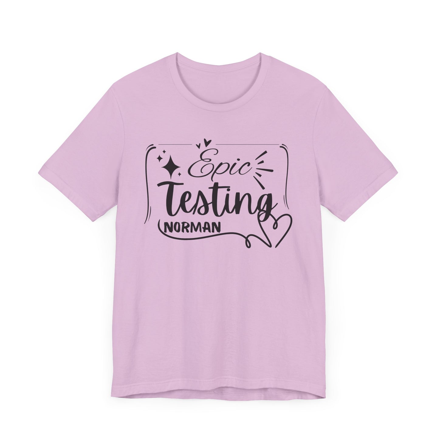 'Epic Testing Norman' Unisex Jersey Short Sleeve Tee