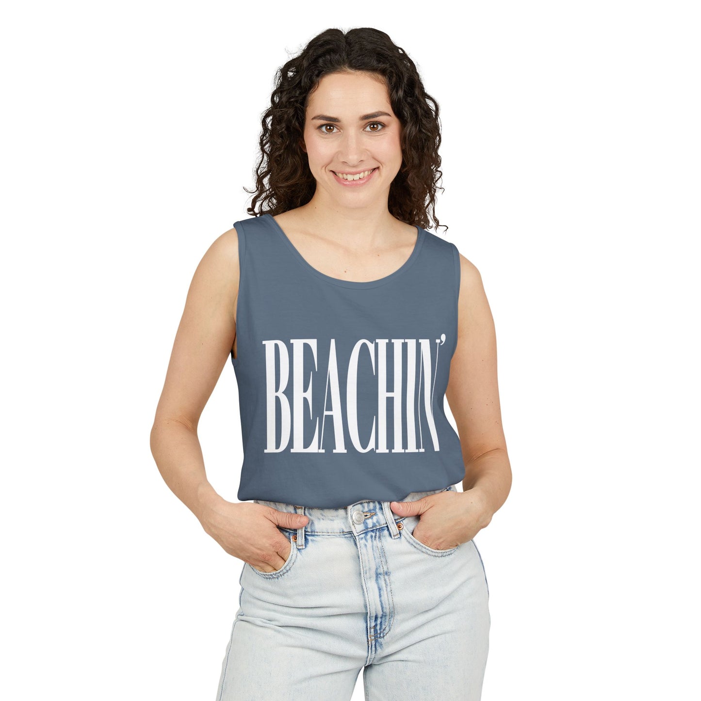 'Beachin' Unisex Garment-Dyed Tank Top