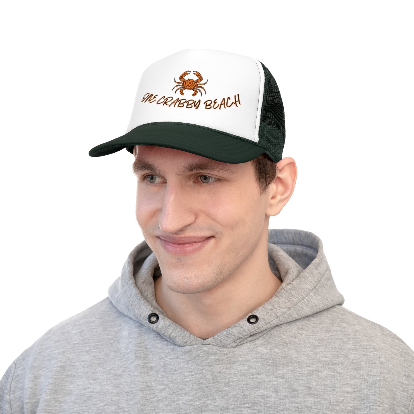 'One Crabby Beach' Trucker Caps