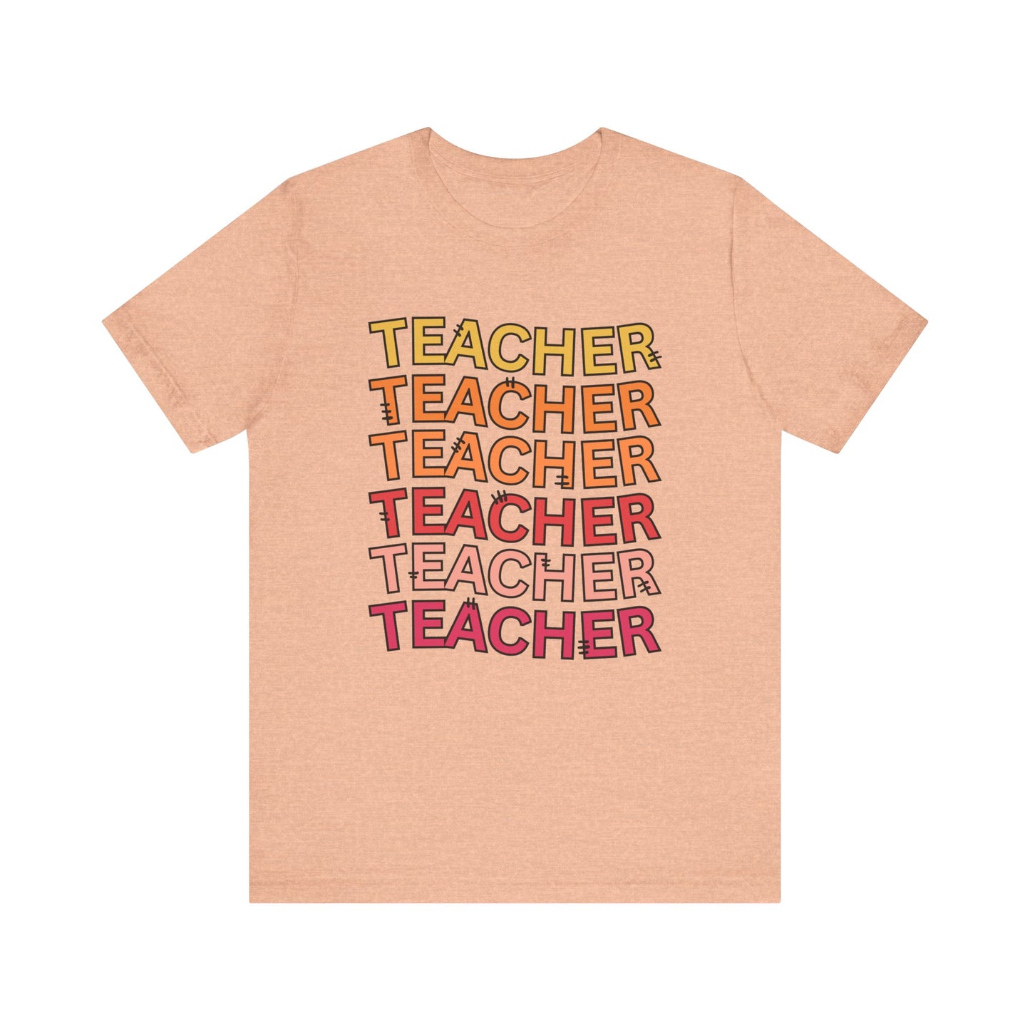 'Teacher' Unisex Jersey Short Sleeve Tee
