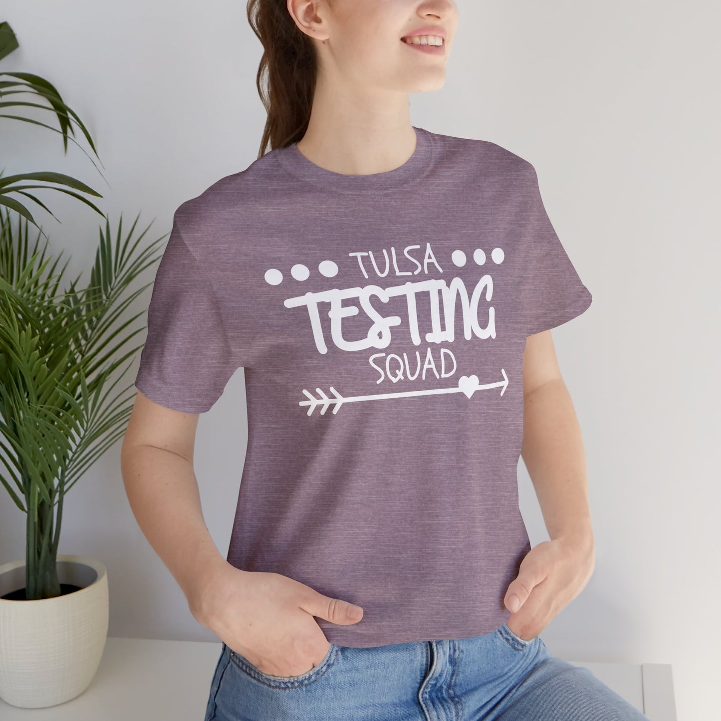'Tulsa Testing Squad' Unisex Jersey Short Sleeve Tee