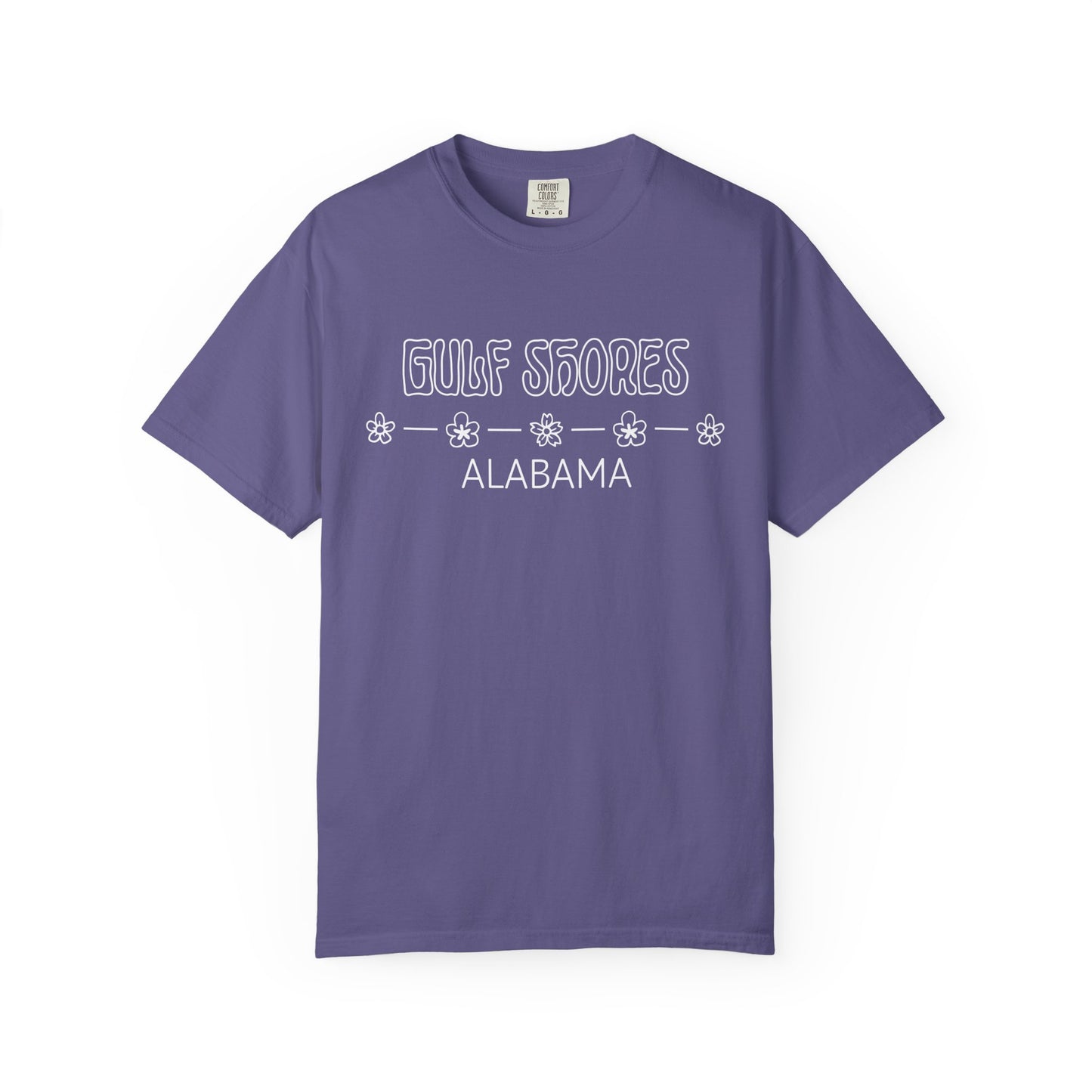 'Gulf Shores, Alabama' Unisex Garment-Dyed T-shirt