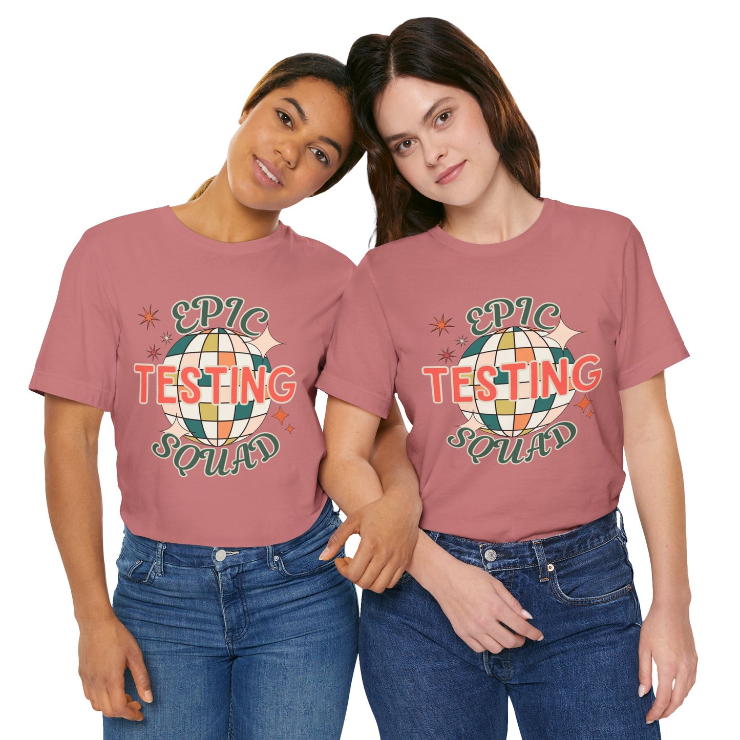 'Epic Testing Squad' Unisex Jersey Short Sleeve Tee