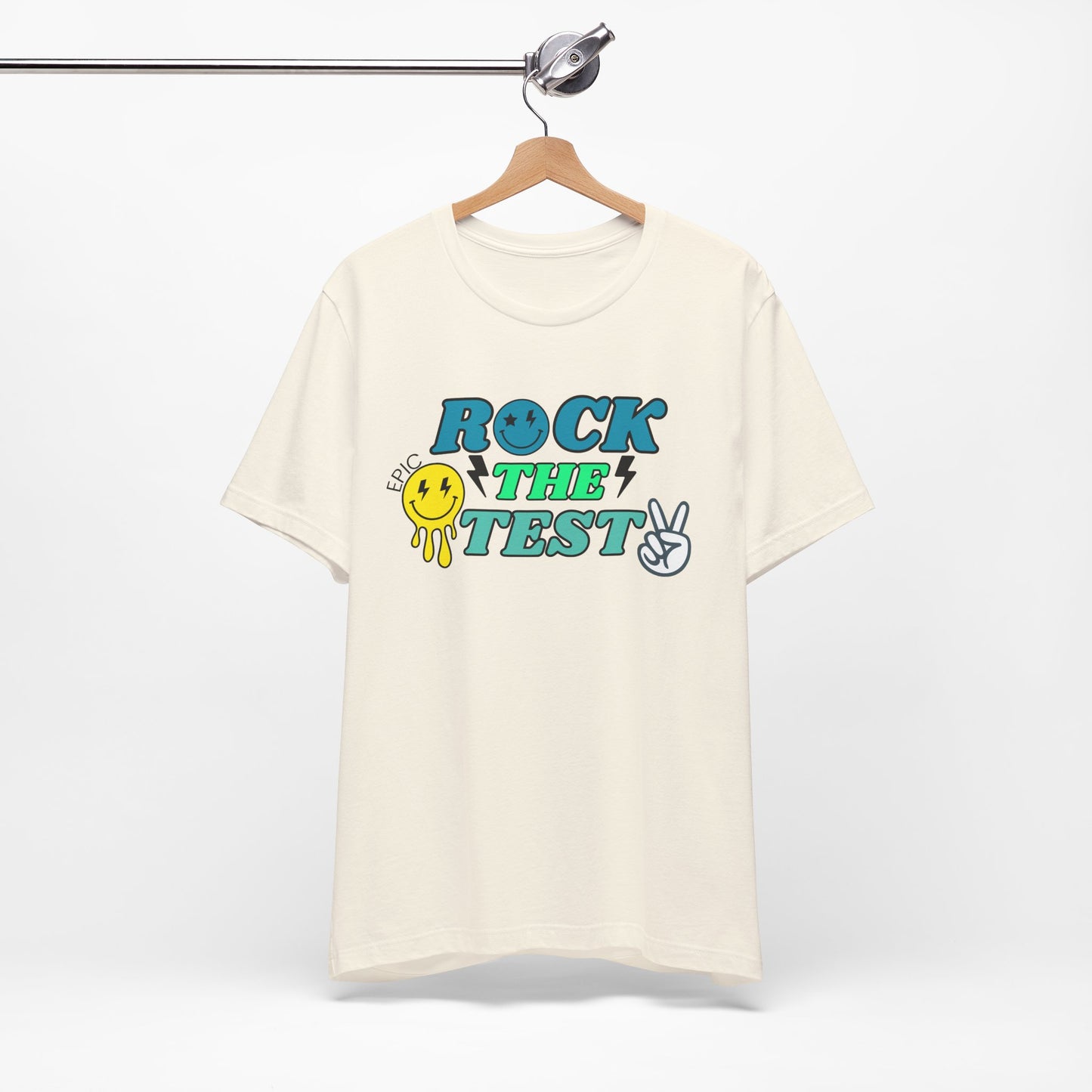 'Rock The Test Epic' Unisex Jersey Short Sleeve Tee