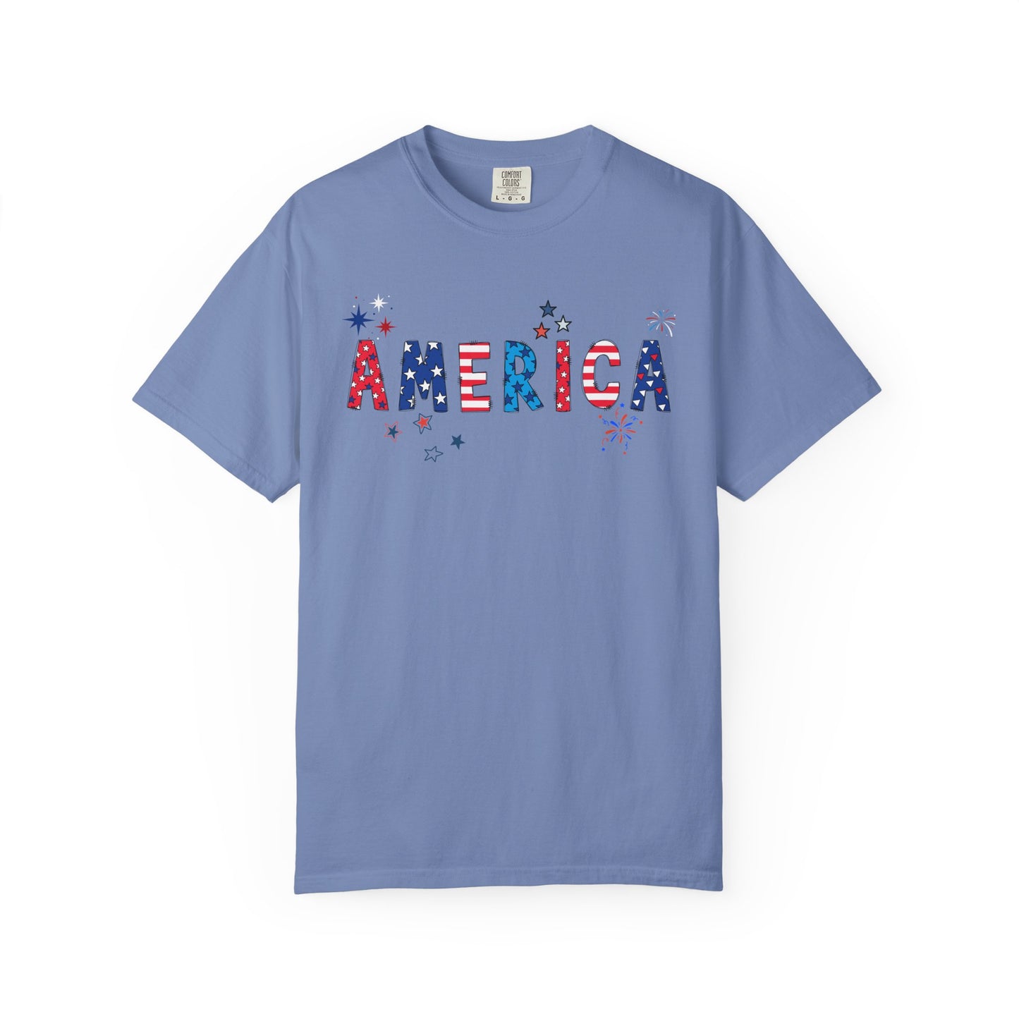 'America' Unisex Garment-Dyed T-shirt