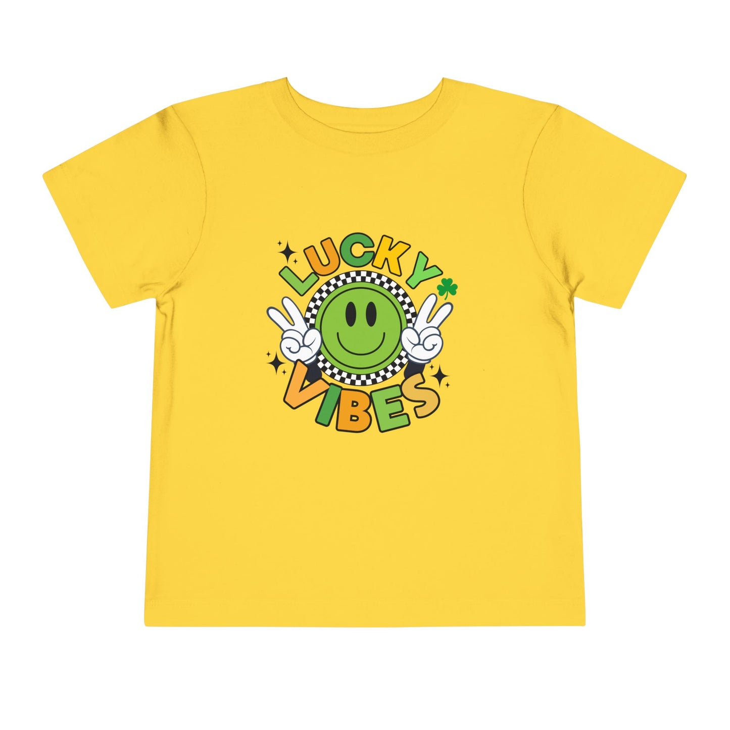 'Lucky Vibes' Toddler Short Sleeve Tee