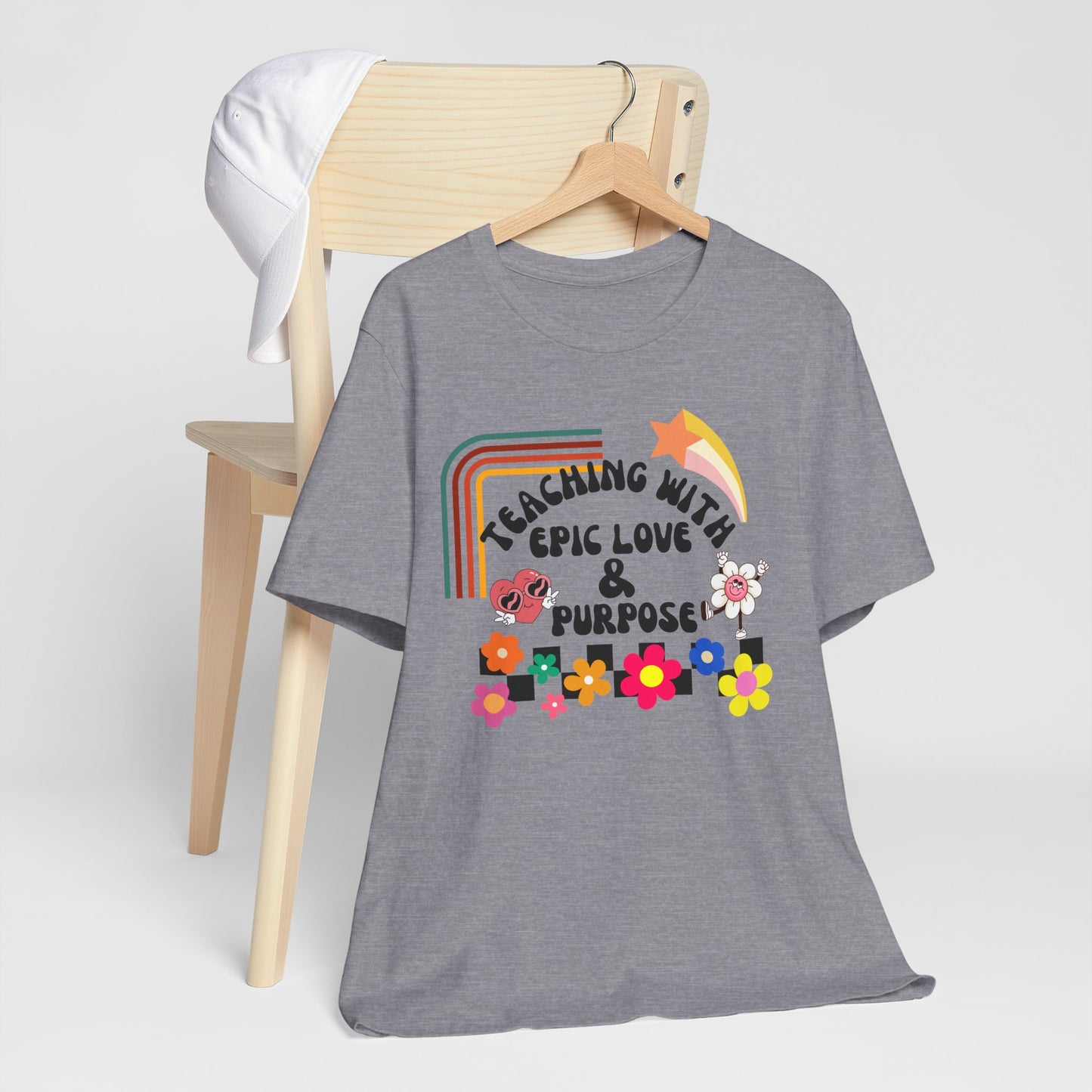 'Teaching With Epic Love & Purpose' Unisex Jersey Short Sleeve Tee