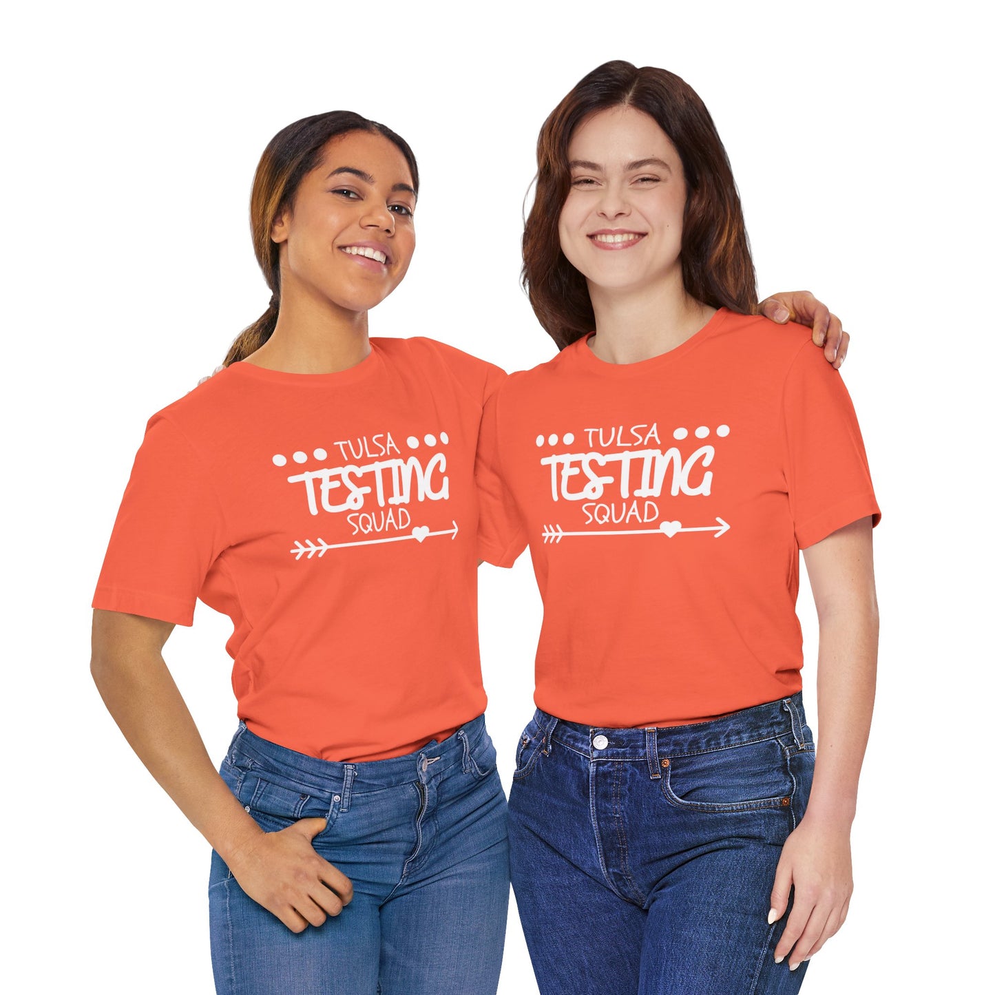 'Tulsa Testing Squad' Unisex Jersey Short Sleeve Tee