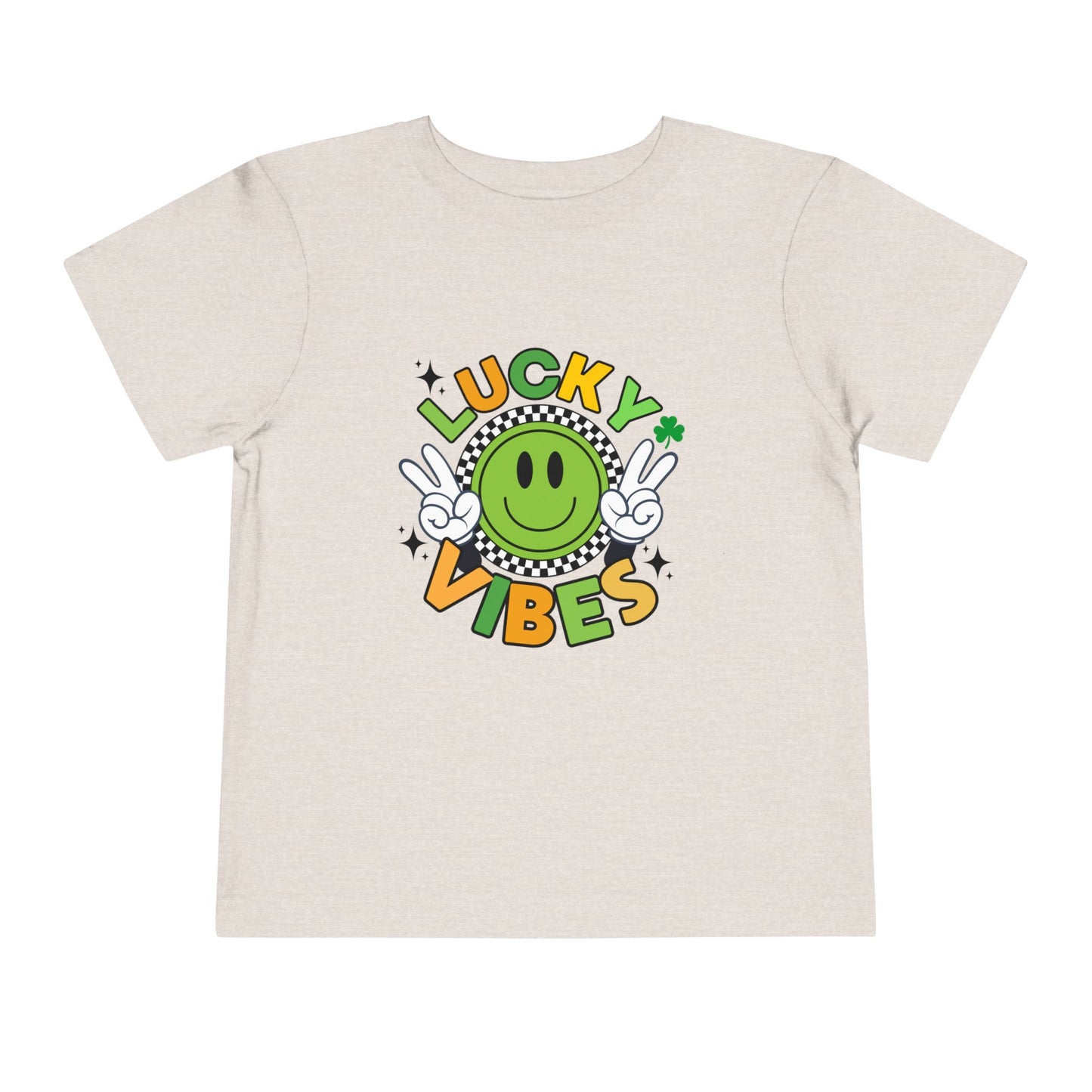 'Lucky Vibes' Toddler Short Sleeve Tee
