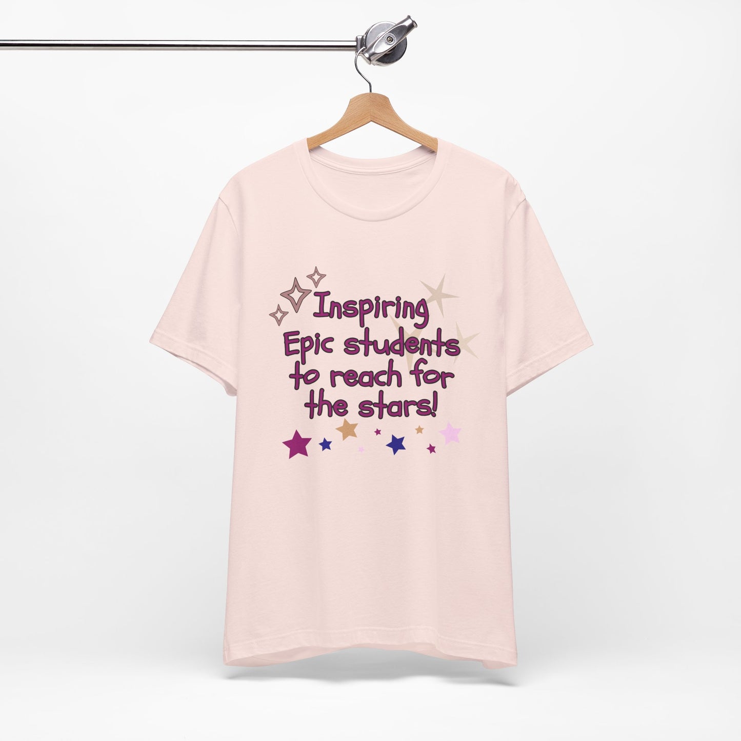 'Inspiring Epic Students To Reach For The Stars' Unisex Jersey Short Sleeve Tee
