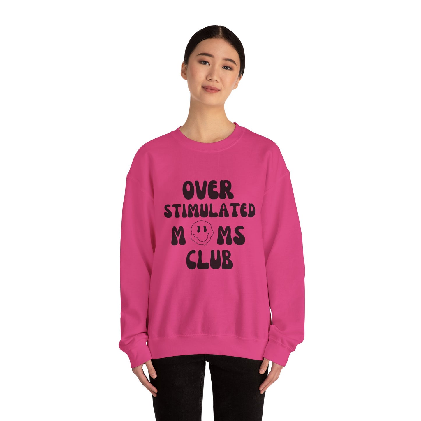 'Over Stimulated Moms Club' Unisex Heavy Blend™ Crewneck Sweatshirt