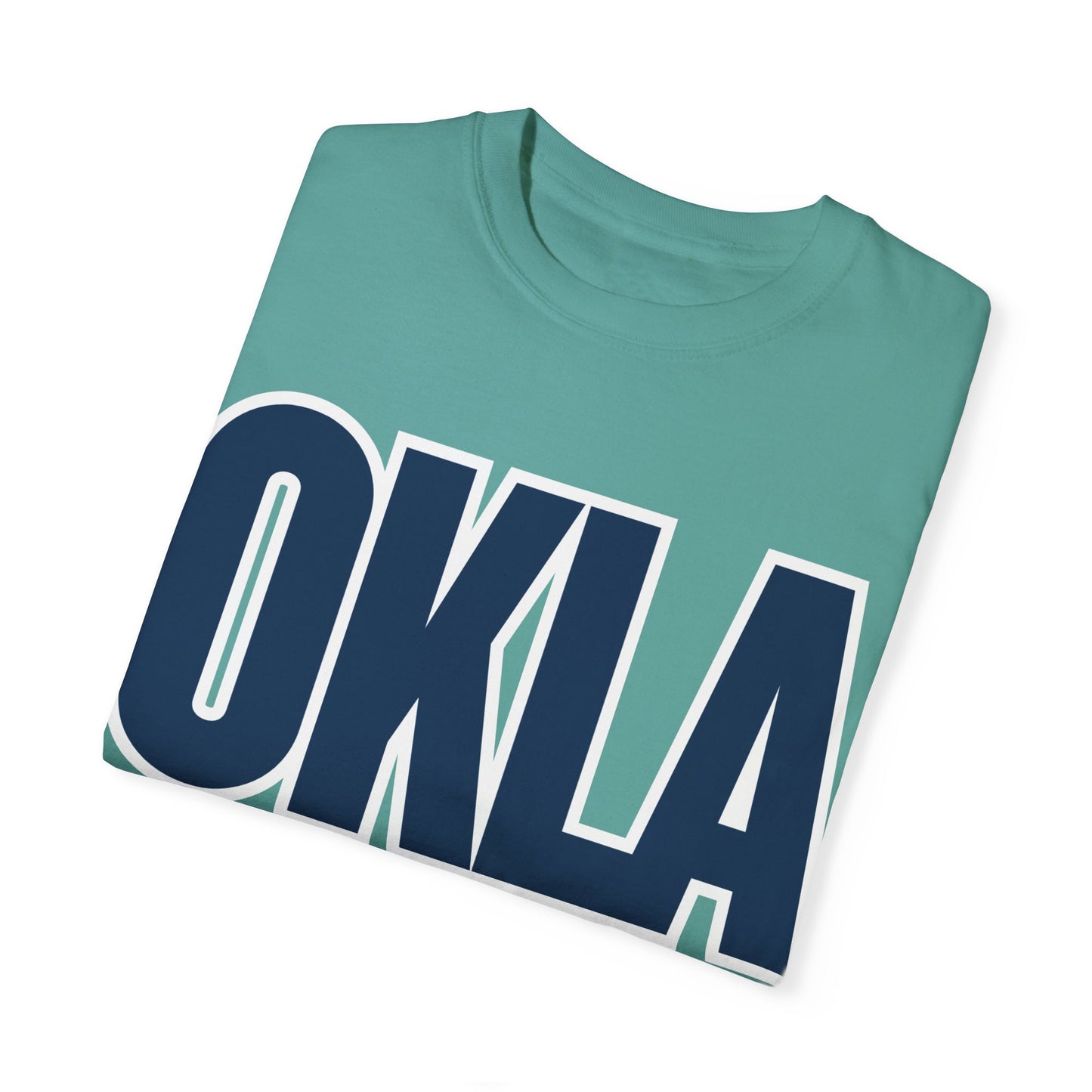 'OKLA' Unisex Garment-Dyed T-shirt