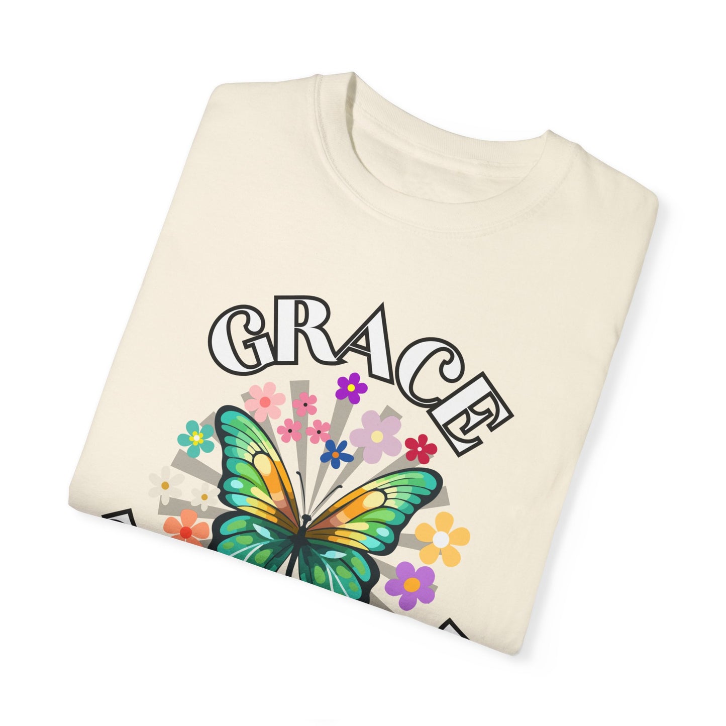 'Grace Through Faith' Unisex Garment-Dyed T-shirt