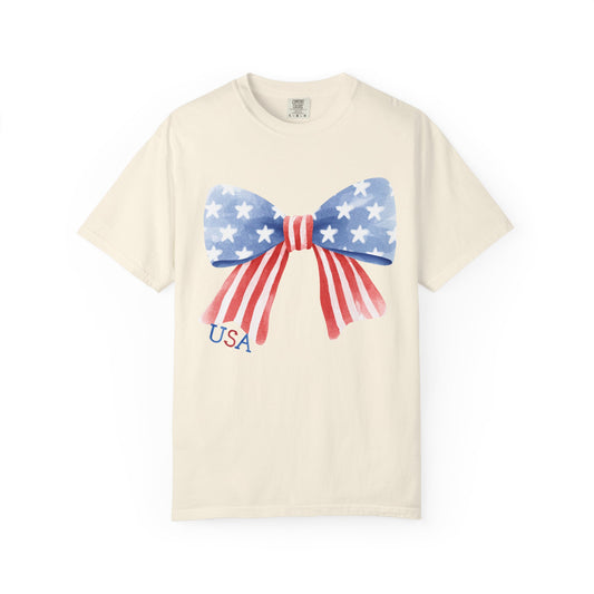 'USA' Unisex Garment-Dyed T-shirt