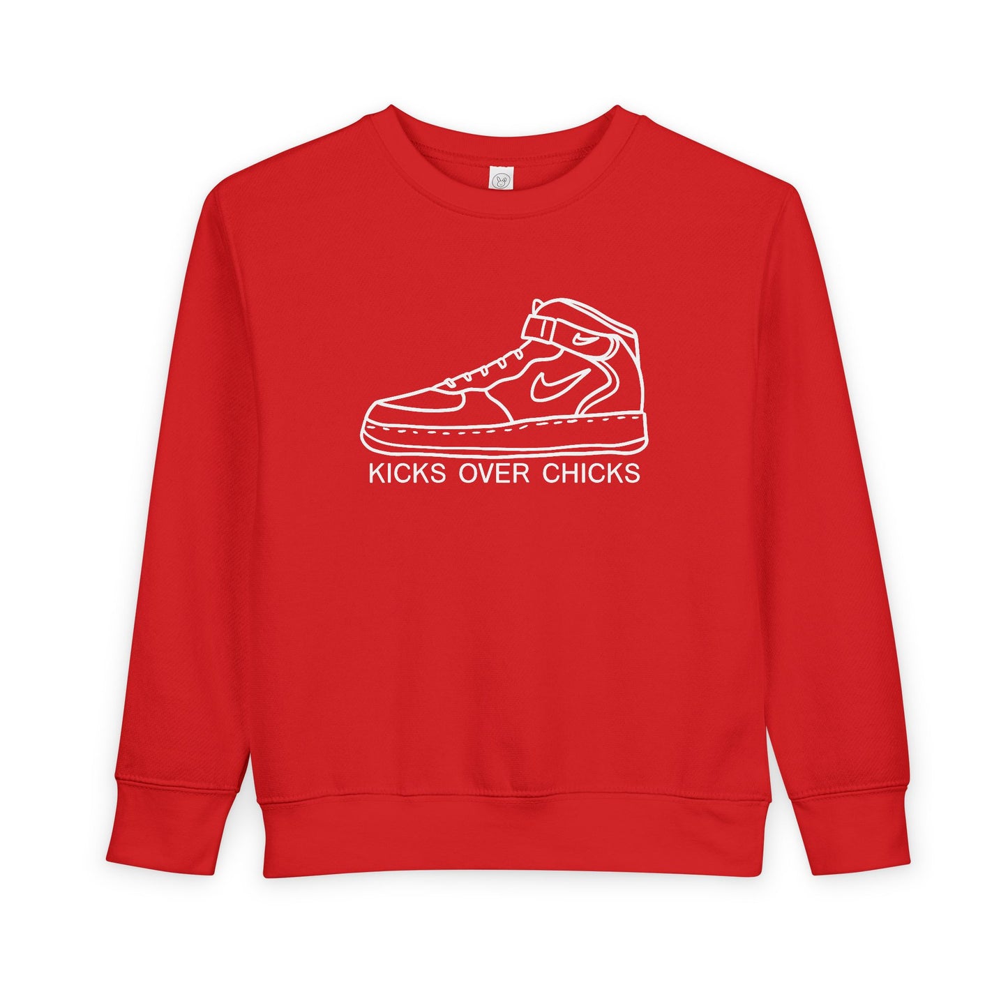 'Kicks Over Chicks' Toddler Sweatshirt