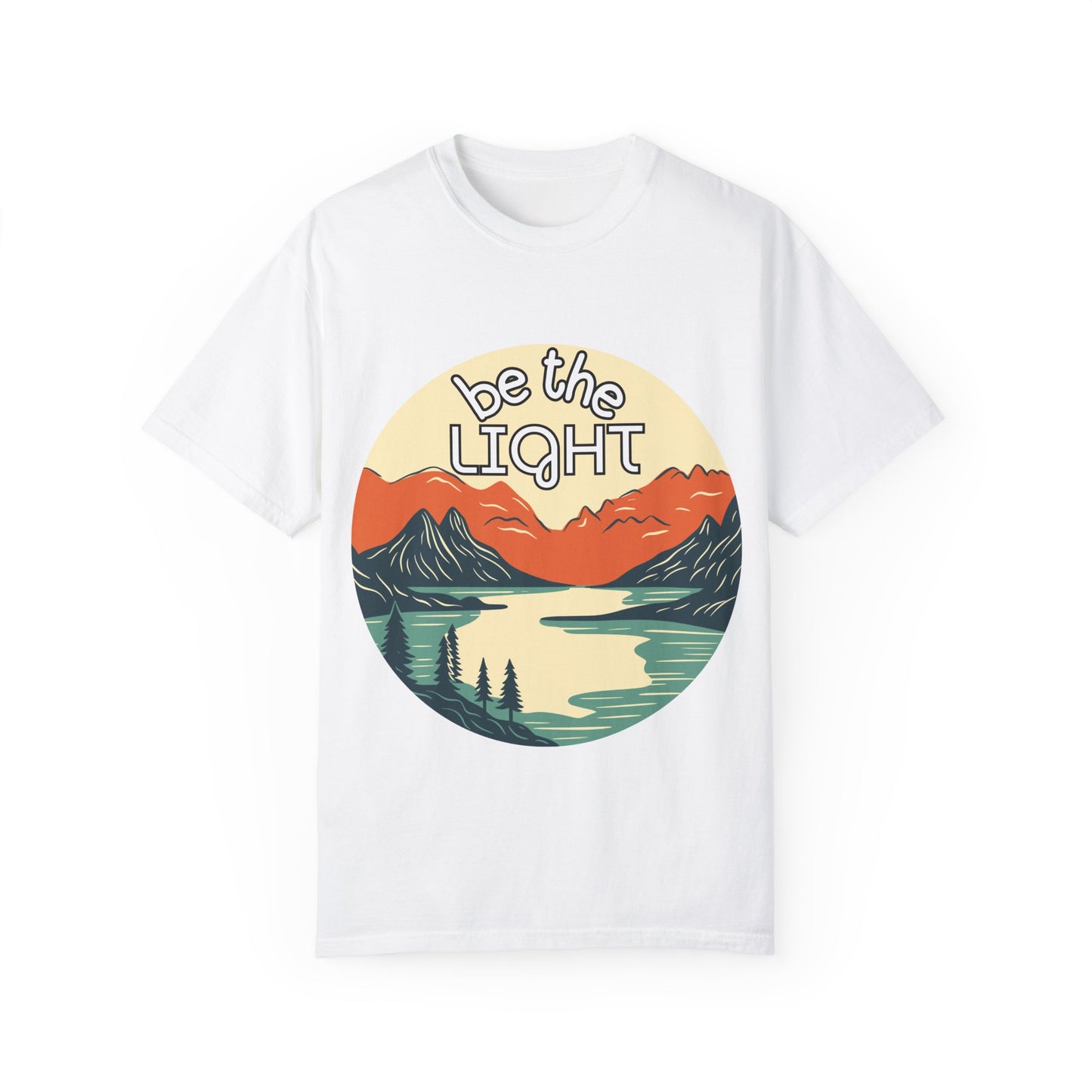 'Be the Light' Unisex Garment-Dyed T-shirt