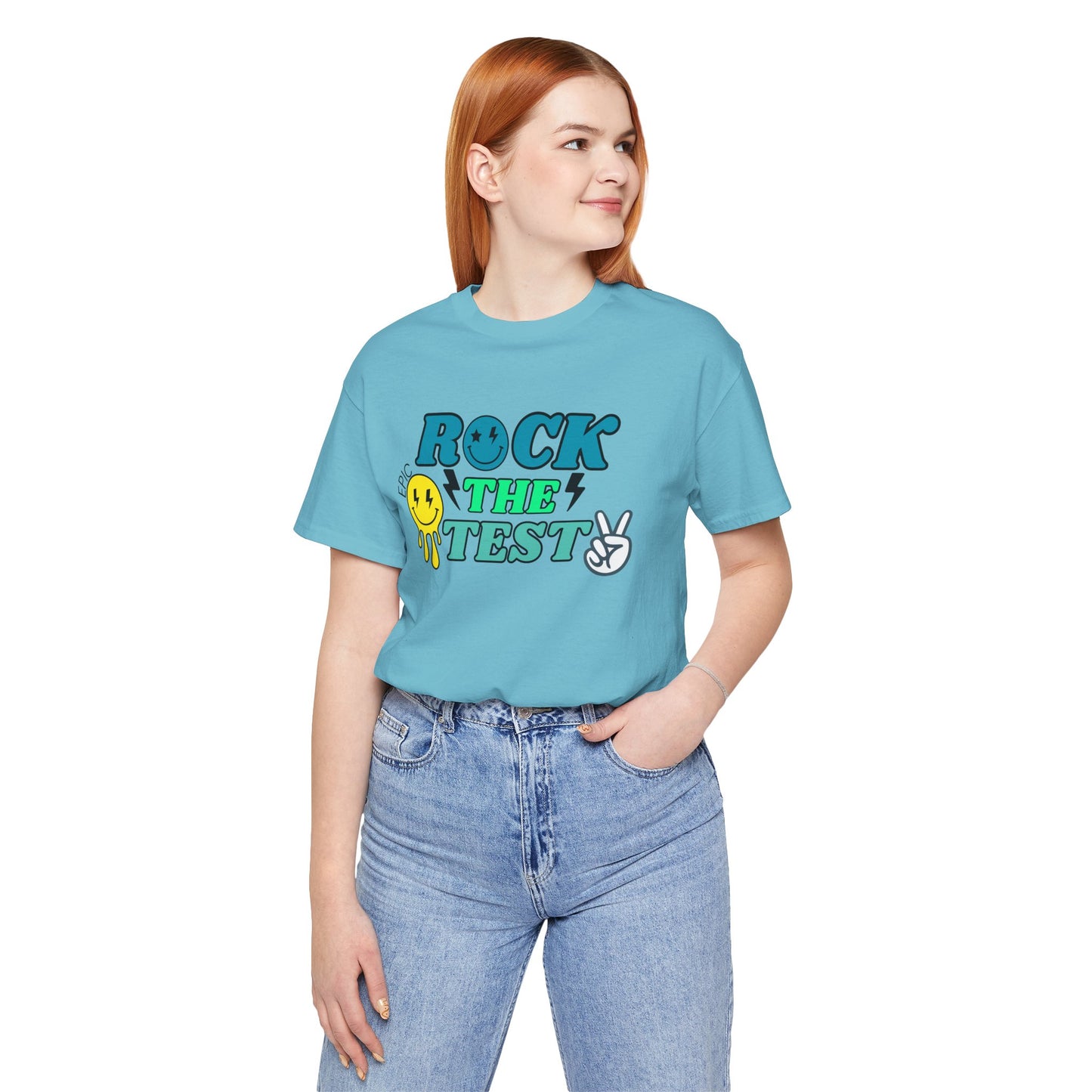 'Rock The Test Epic' Unisex Jersey Short Sleeve Tee
