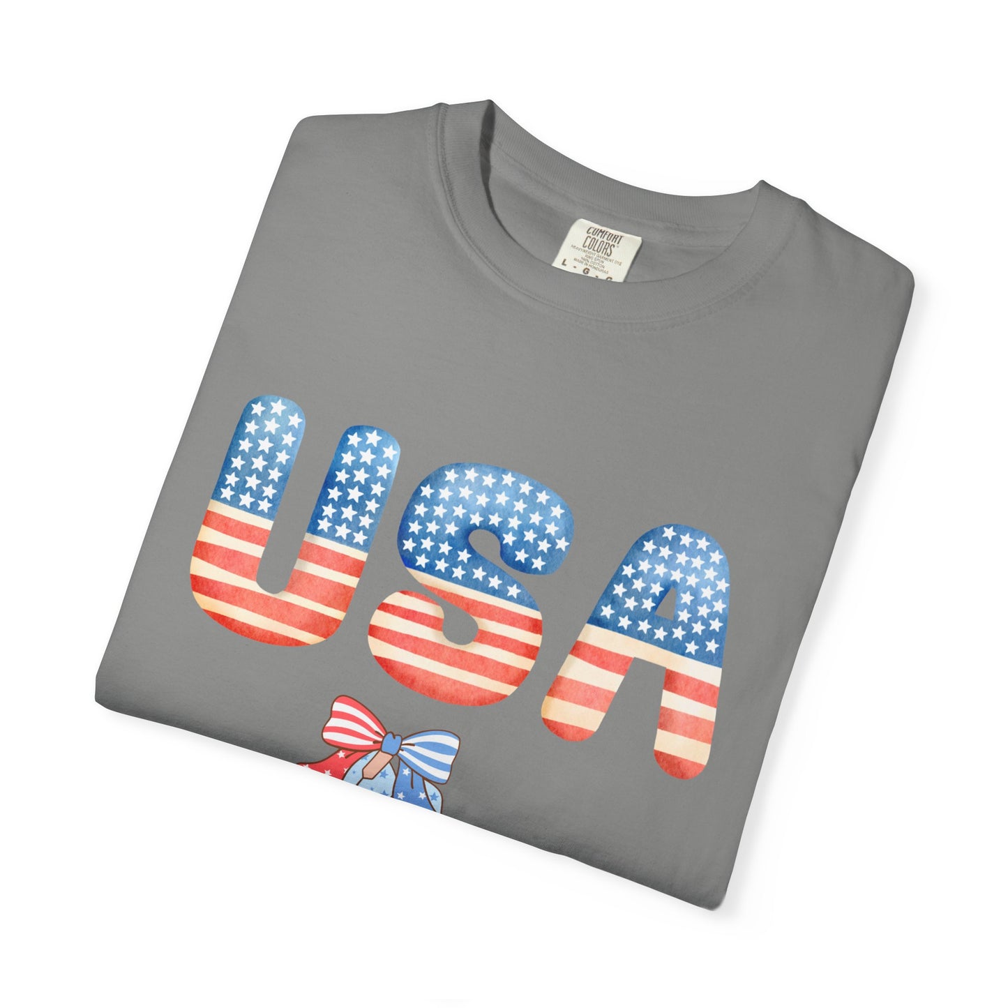 'USA' Unisex Garment-Dyed T-shirt