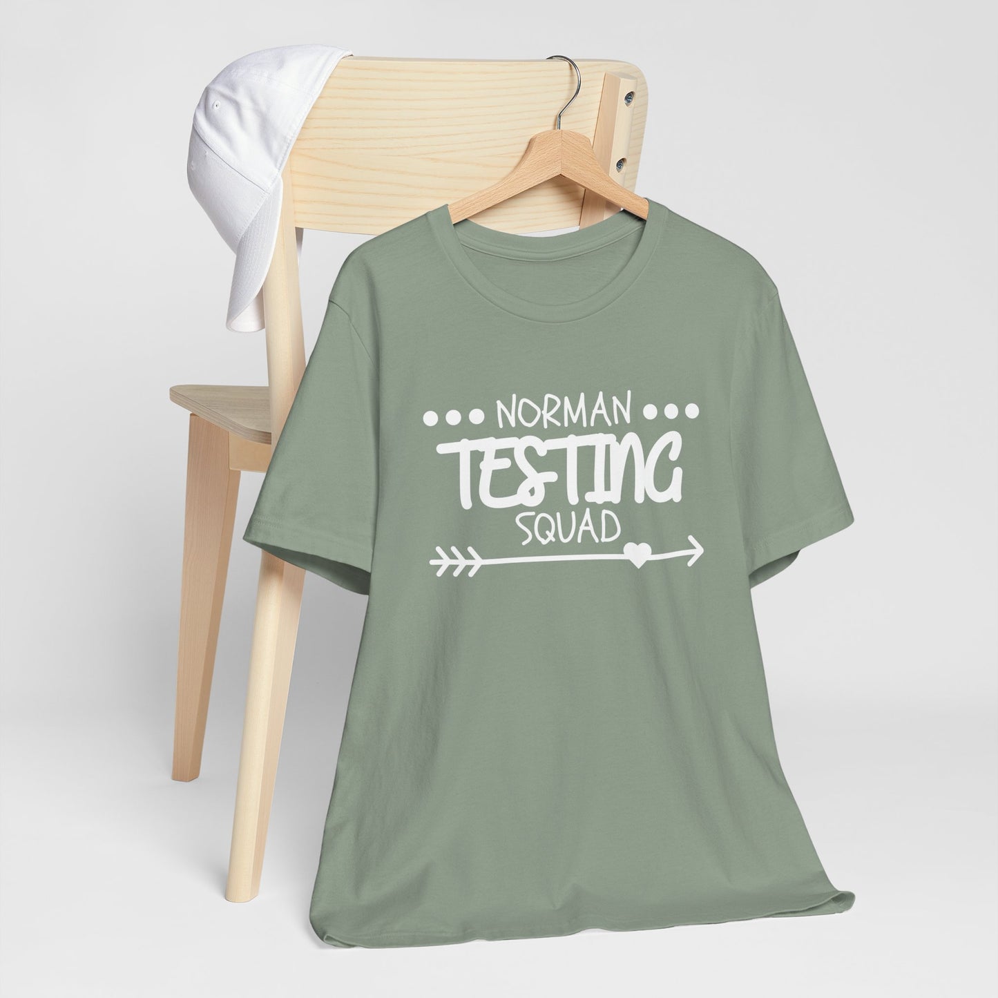 'Norman Testing Squad' Unisex Jersey Short Sleeve Tee