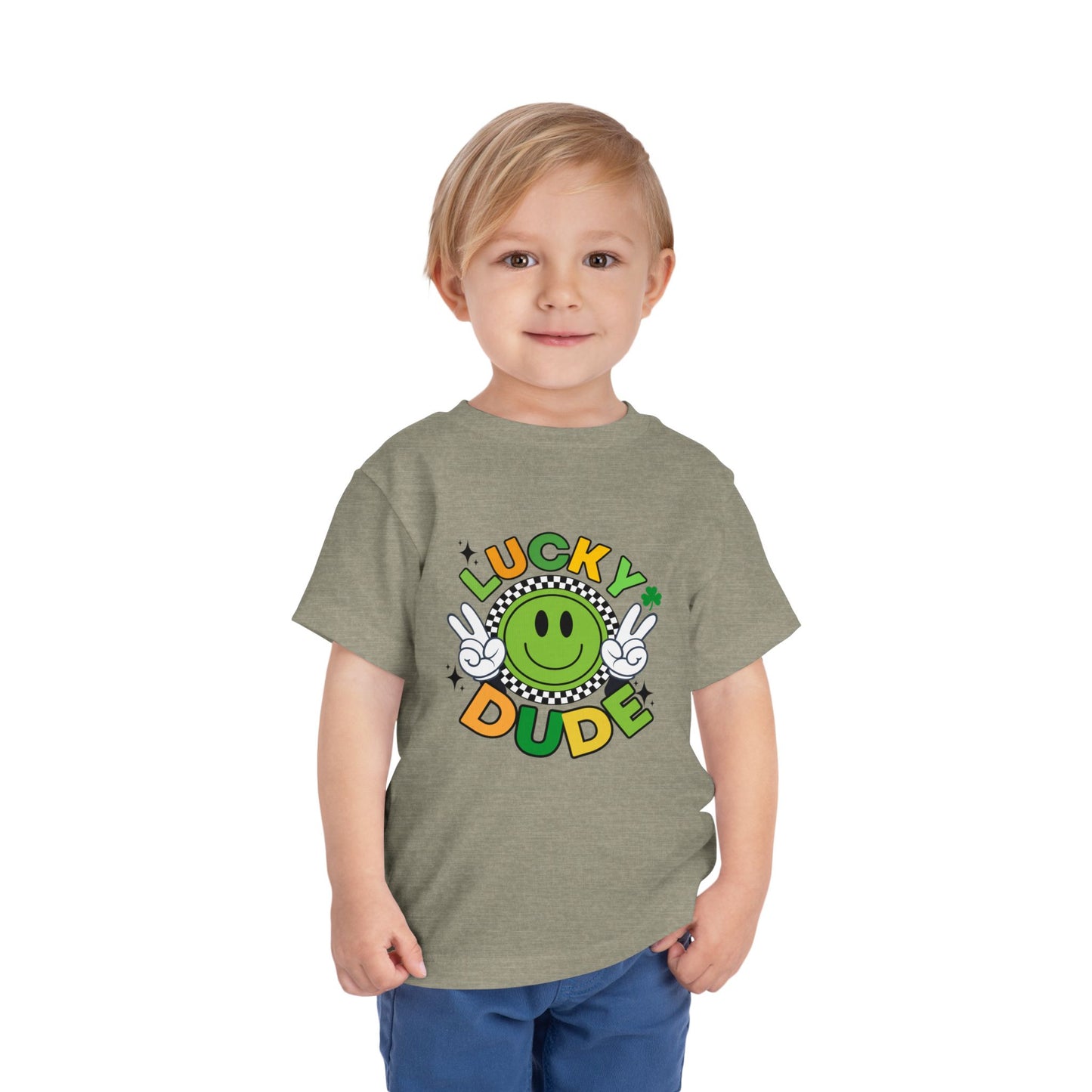 'Lucky Dude' Toddler Short Sleeve Tee