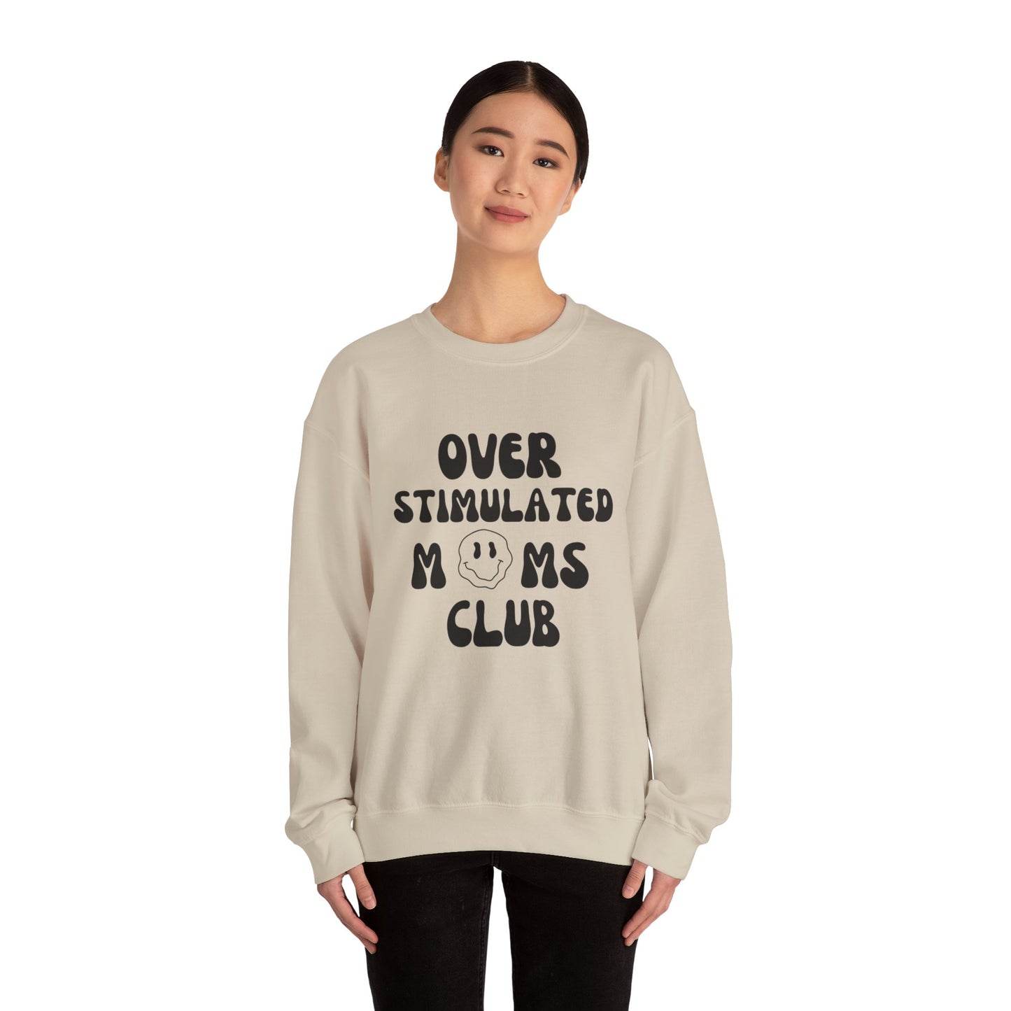 'Over Stimulated Moms Club' Unisex Heavy Blend™ Crewneck Sweatshirt