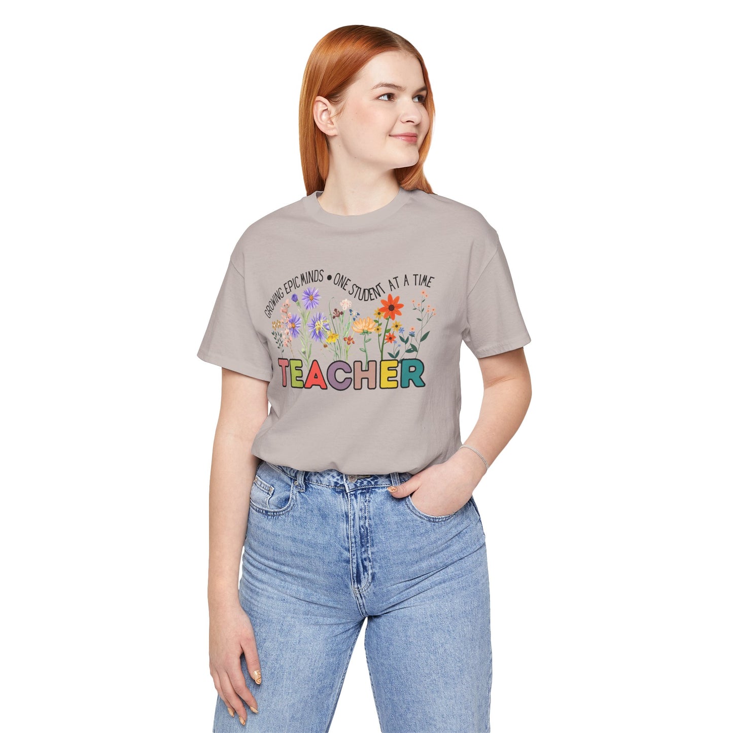 'Growing Epic Minds-One Student At A Time' Unisex Jersey Short Sleeve Tee