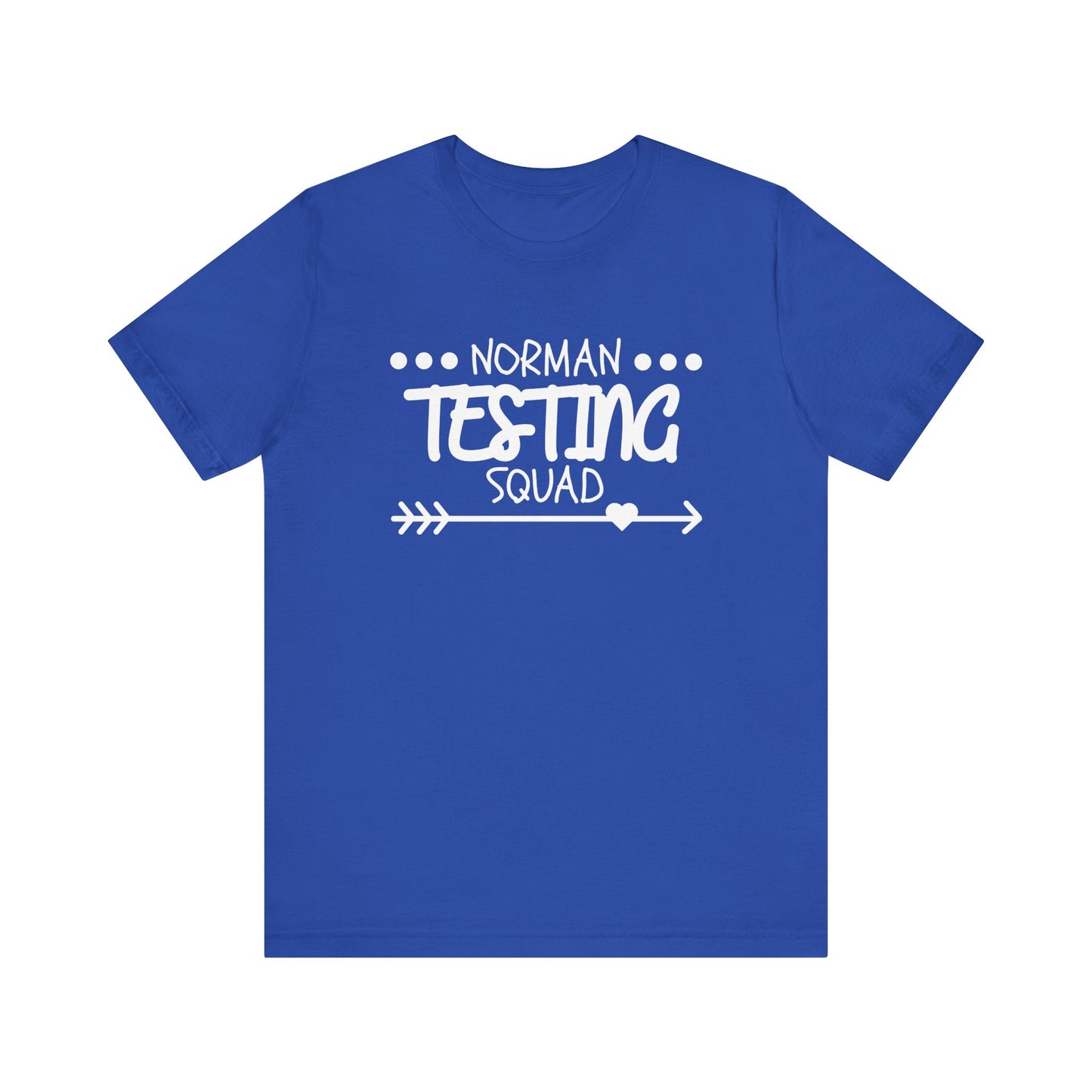 'Norman Testing Squad' Unisex Jersey Short Sleeve Tee