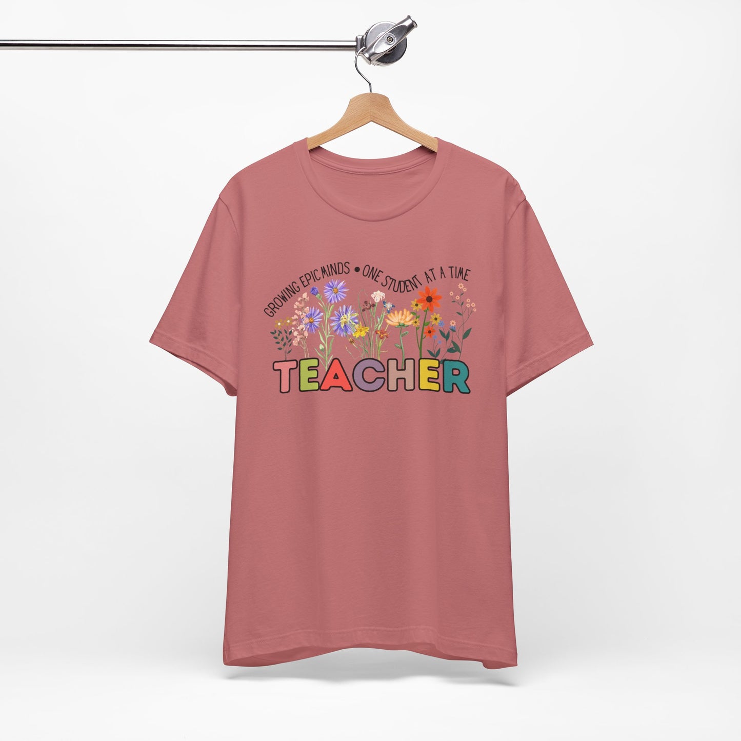 'Growing Epic Minds-One Student At A Time' Unisex Jersey Short Sleeve Tee