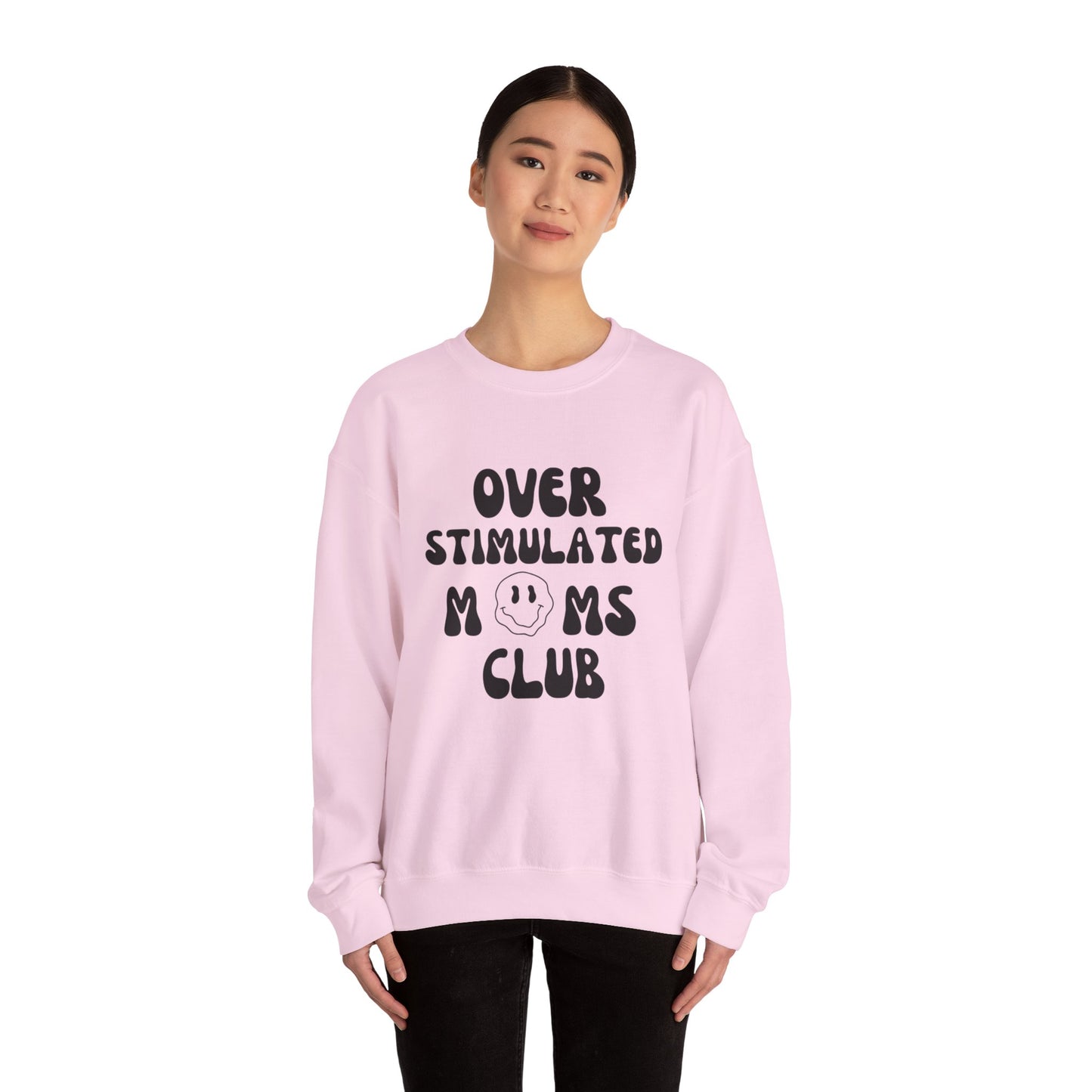 'Over Stimulated Moms Club' Unisex Heavy Blend™ Crewneck Sweatshirt