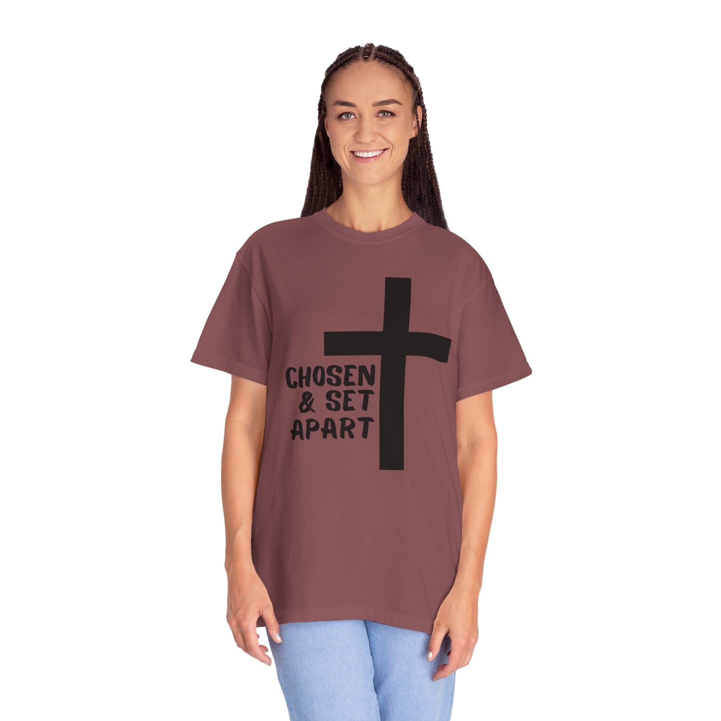 'Chosen & Set Apart' Unisex Garment-Dyed T-shirt
