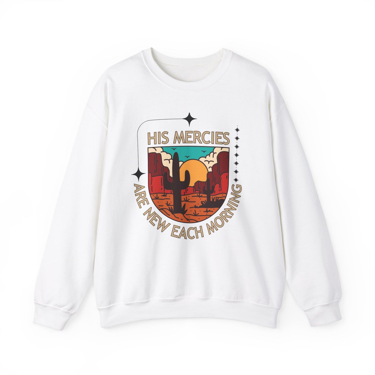 'His Mercies Are New Each Morning' Unisex Heavy Blend™ Crewneck Sweatshirt