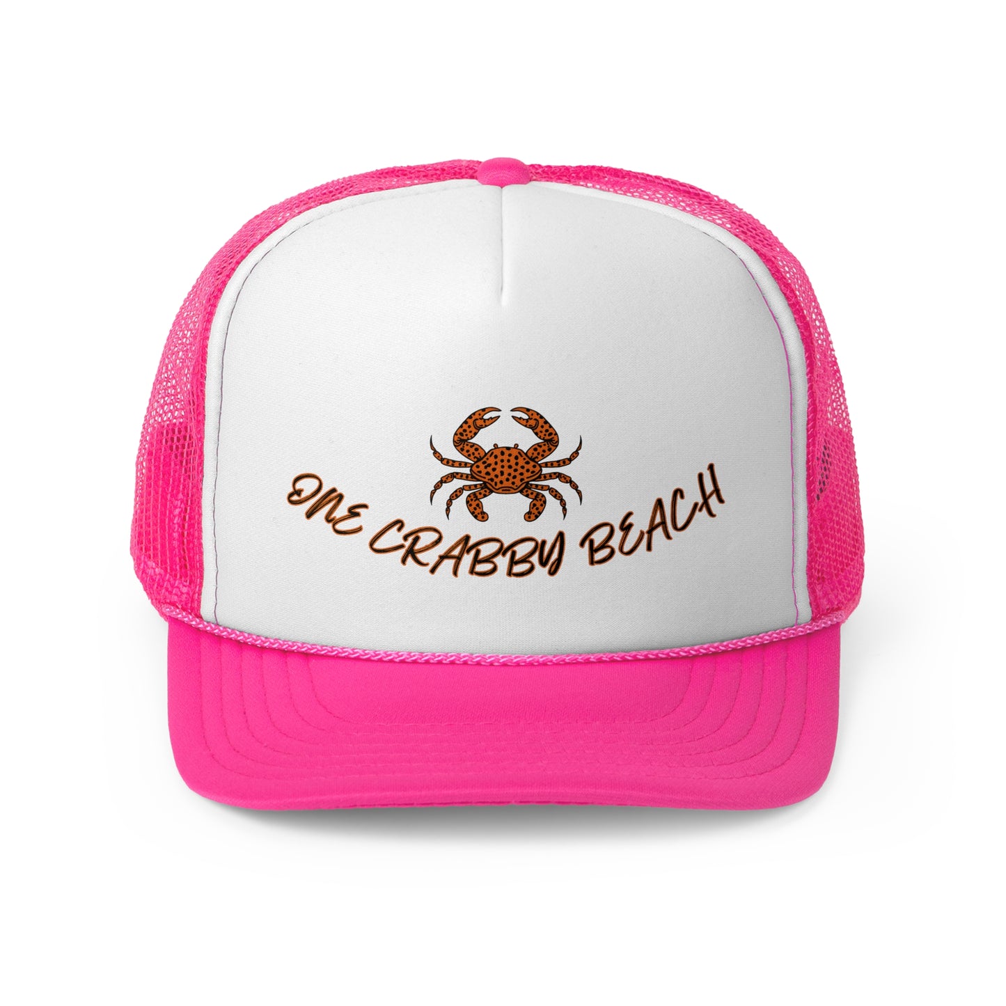 'One Crabby Beach' Trucker Caps