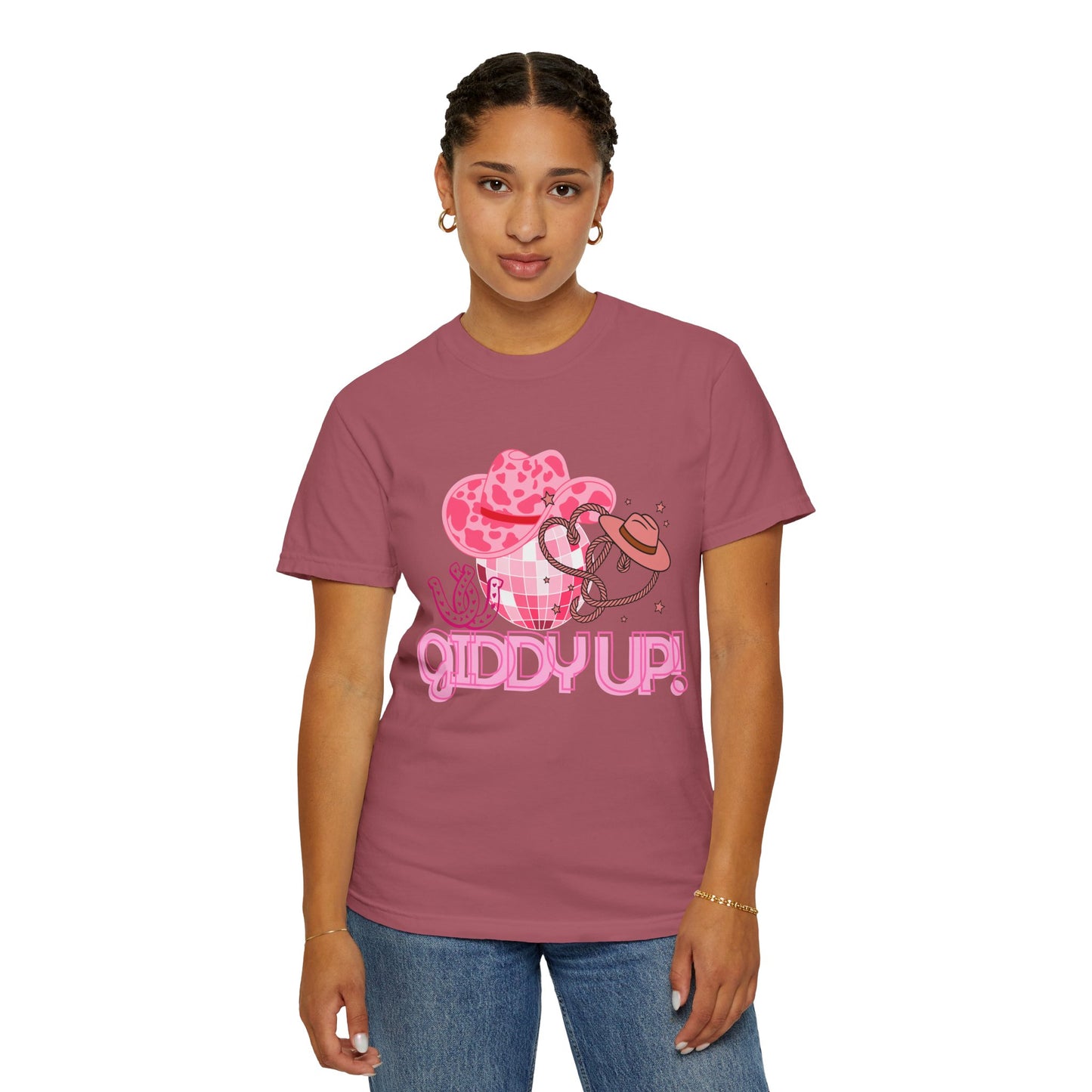'Giddy Up' Unisex Garment-Dyed T-shirt