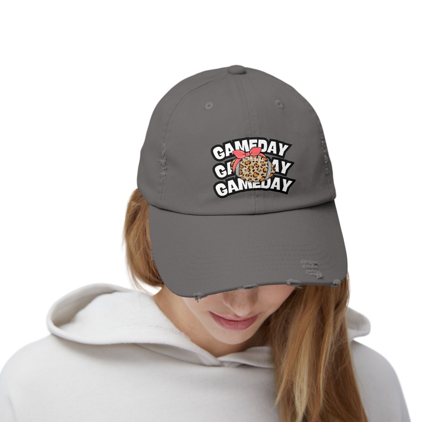 'Gameday' Unisex Distressed Cap