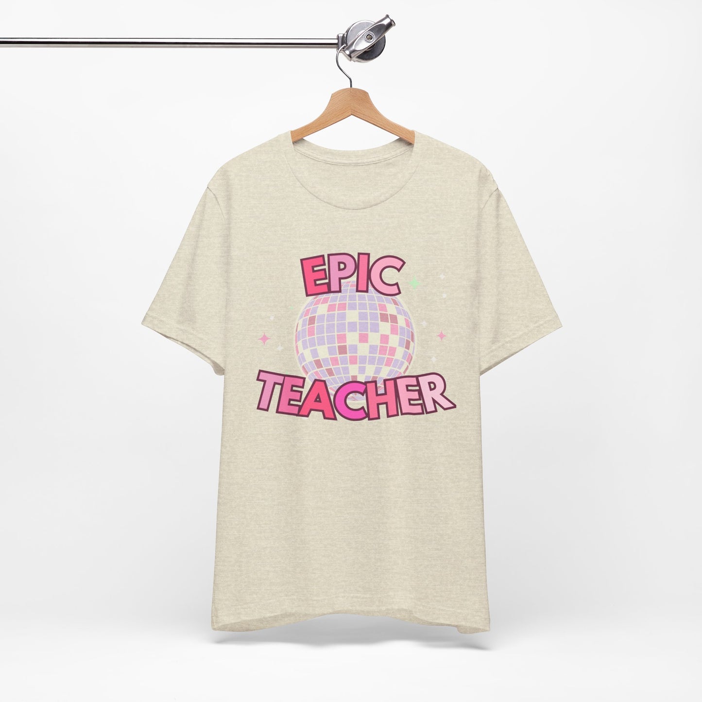'Epic Teacher' Unisex Jersey Short Sleeve Tee