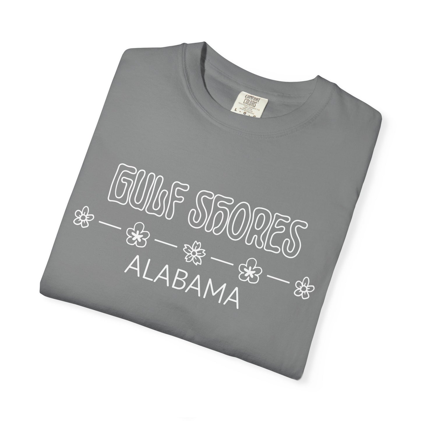 'Gulf Shores, Alabama' Unisex Garment-Dyed T-shirt