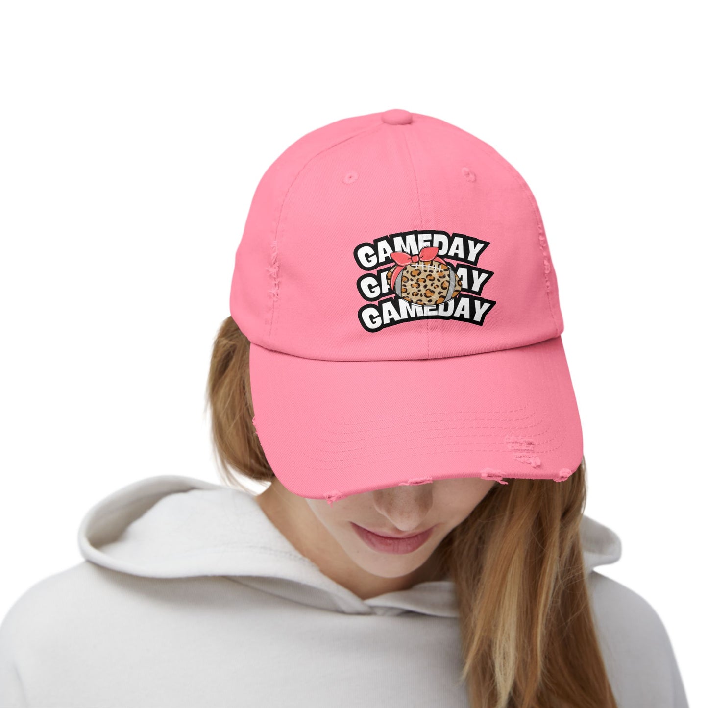 'Gameday' Unisex Distressed Cap