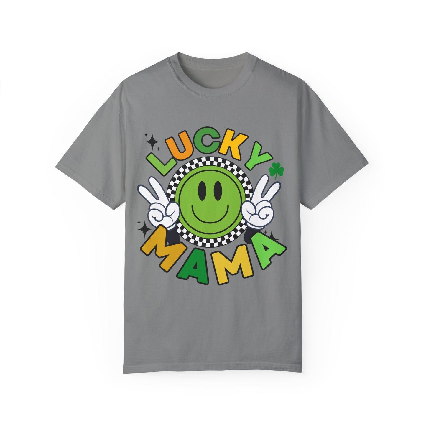 'Lucky Mama' Unisex Garment-Dyed T-shirt