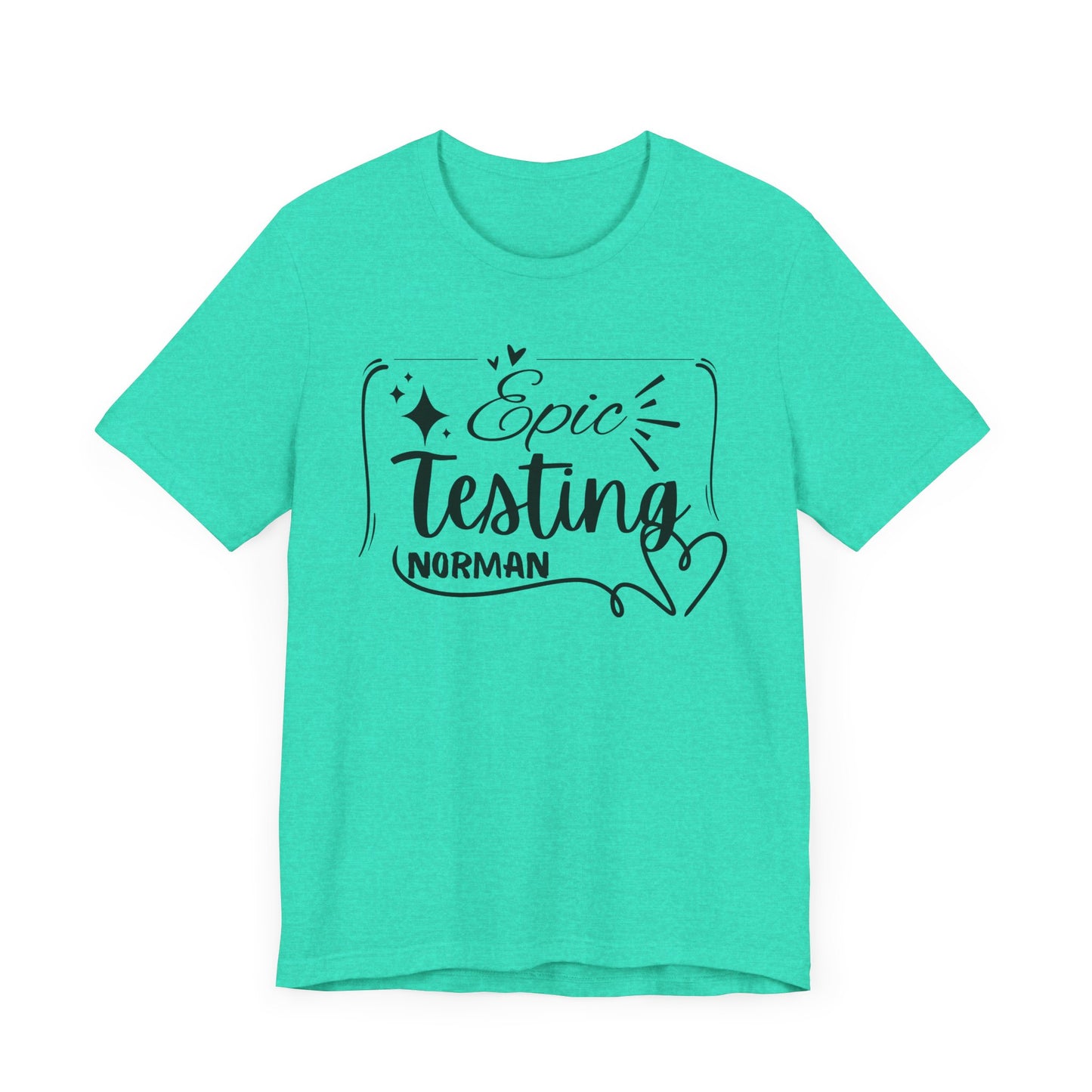 'Epic Testing Norman' Unisex Jersey Short Sleeve Tee