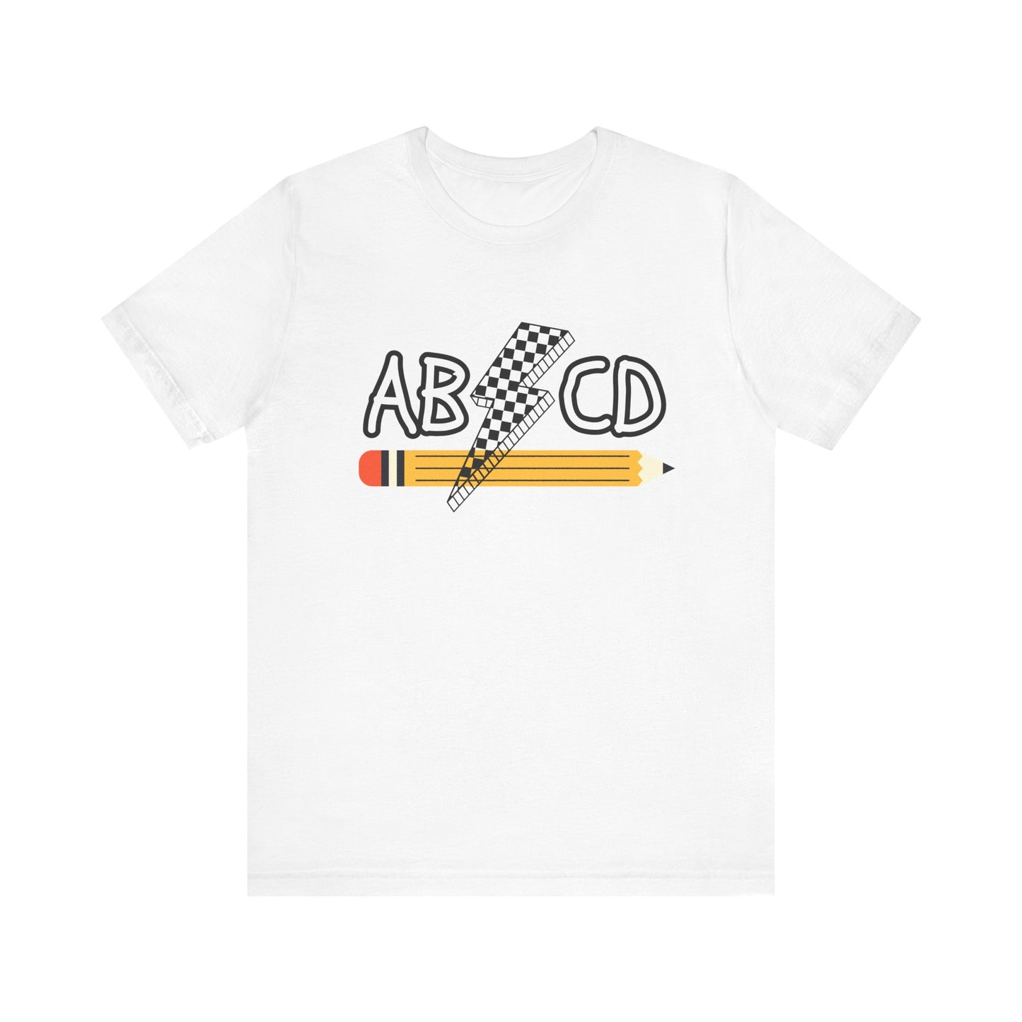 'ABCD' Unisex Jersey Short Sleeve Tee