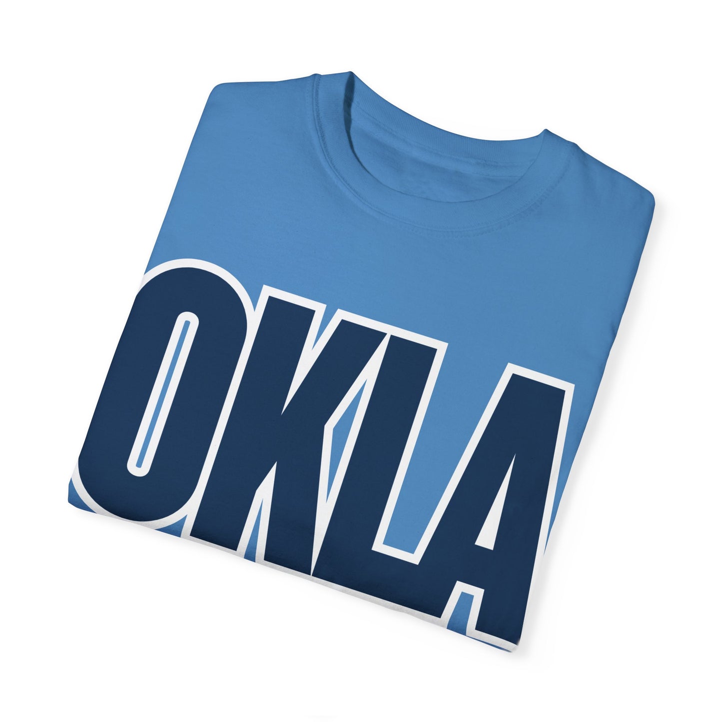 'OKLA' Unisex Garment-Dyed T-shirt