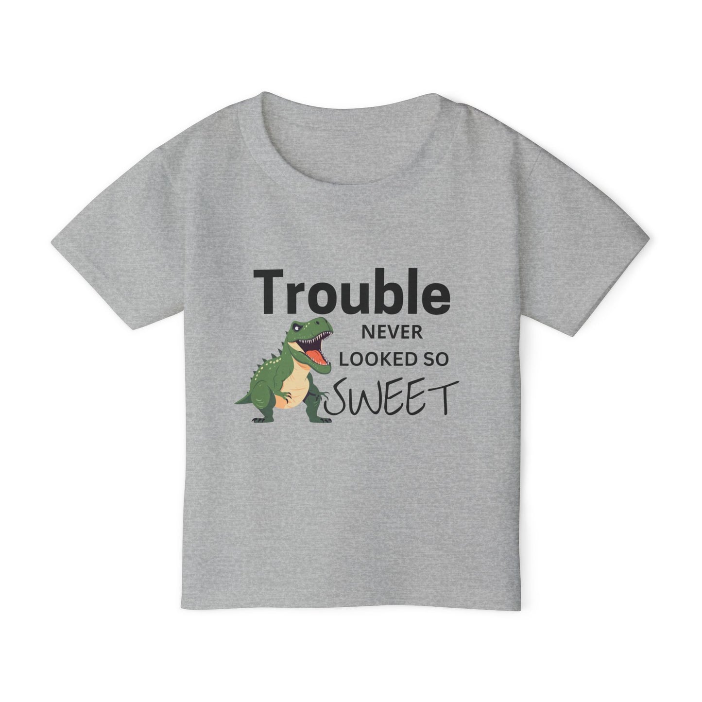 'Trouble Never Looked So Sweet' Heavy Cotton™ Toddler T-shirt