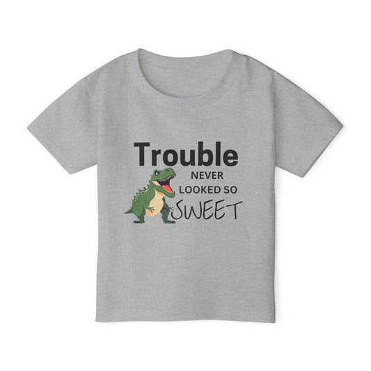 'Trouble Never Looked So Sweet' Heavy Cotton™ Toddler T-shirt