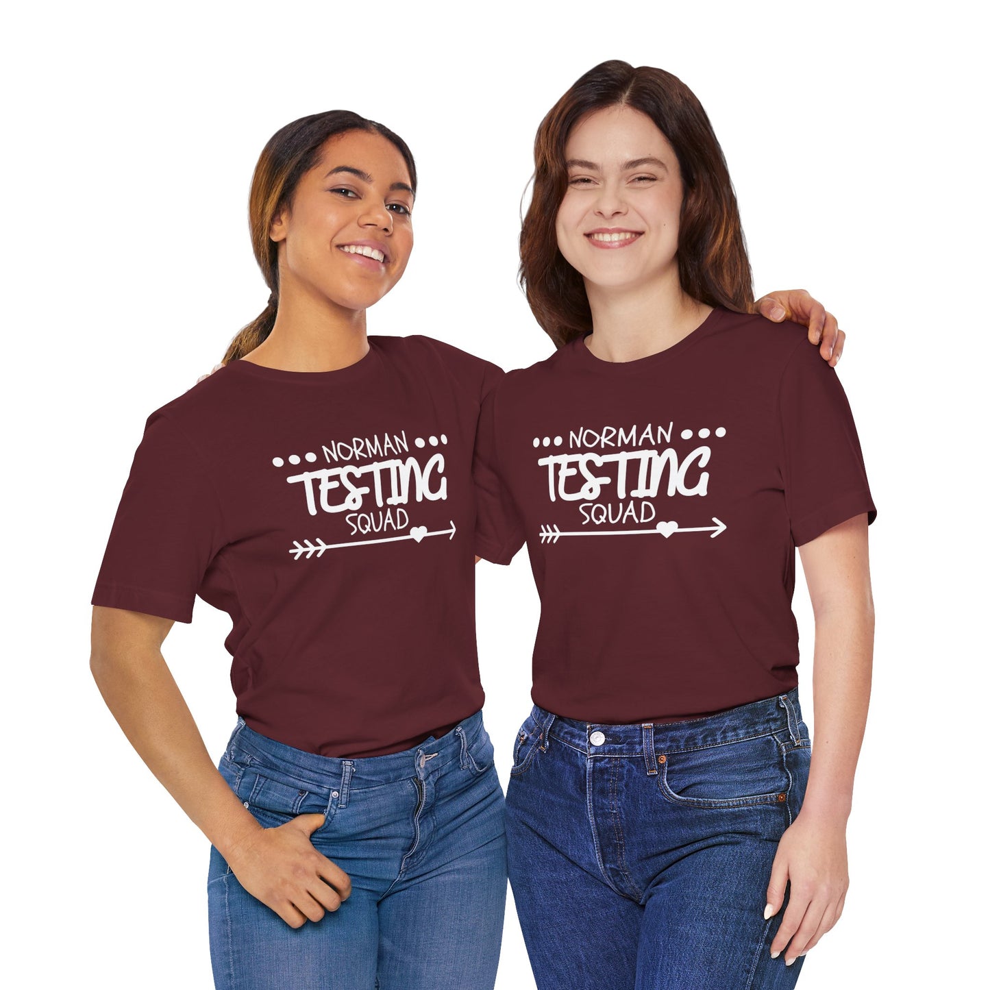 'Norman Testing Squad' Unisex Jersey Short Sleeve Tee