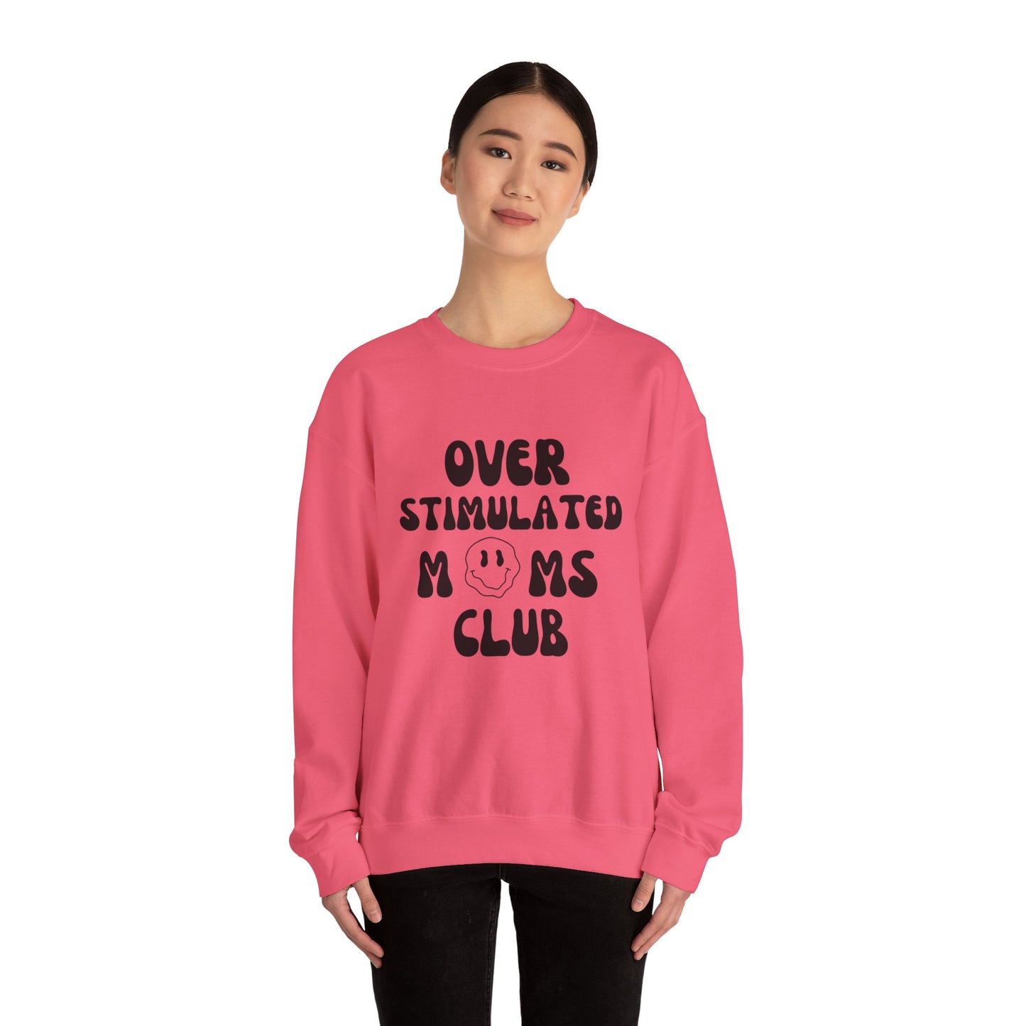 'Over Stimulated Moms Club' Unisex Heavy Blend™ Crewneck Sweatshirt