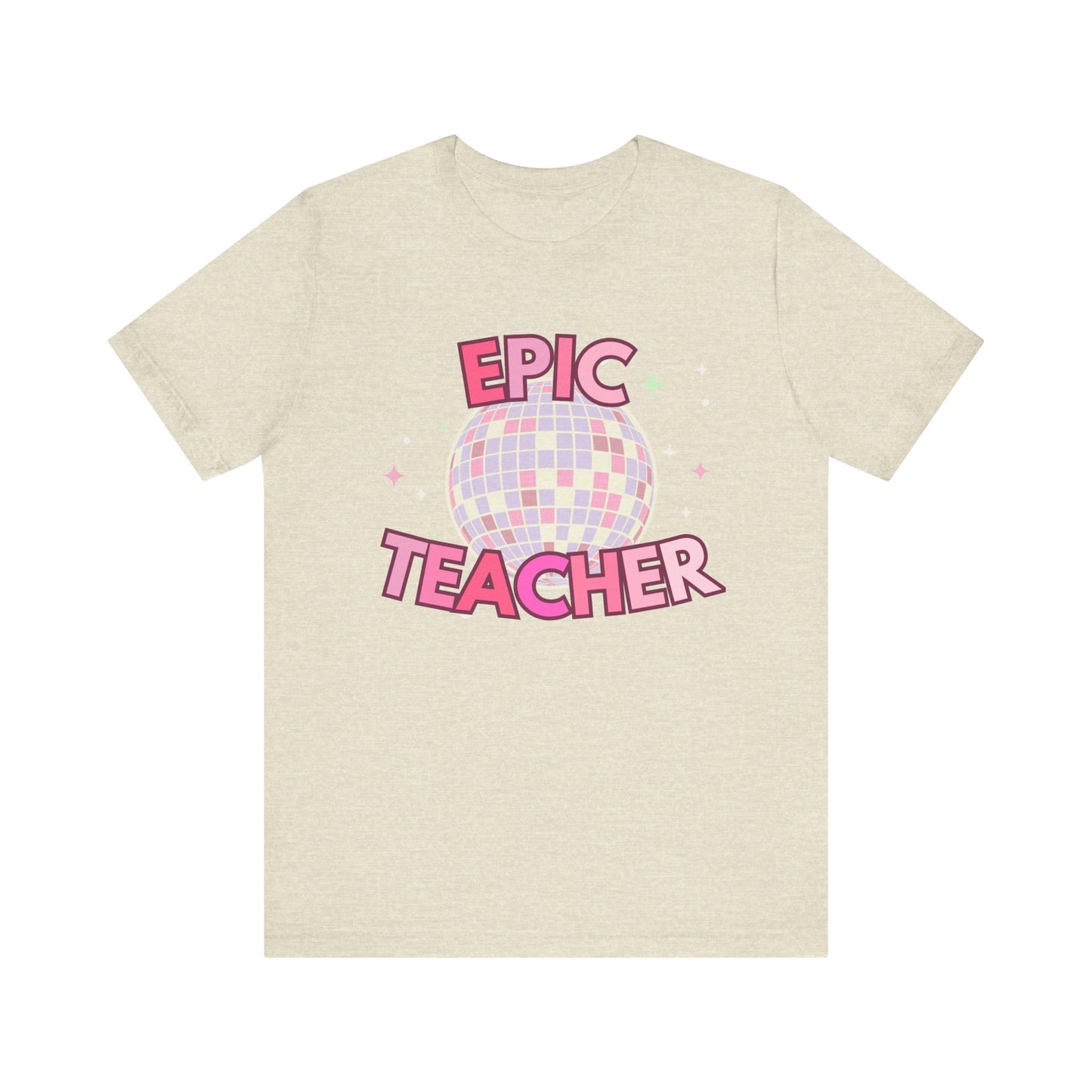 'Epic Teacher' Unisex Jersey Short Sleeve Tee