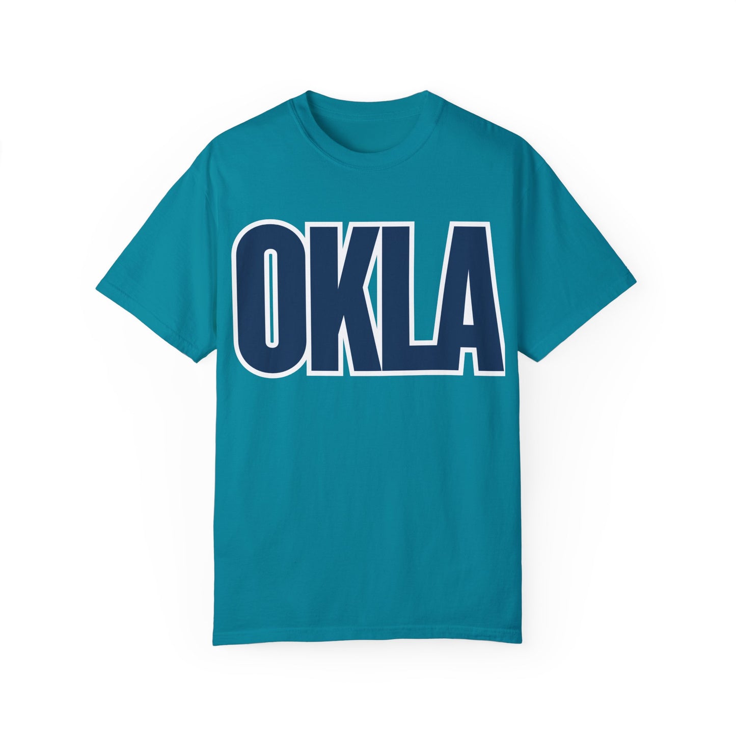 'OKLA' Unisex Garment-Dyed T-shirt