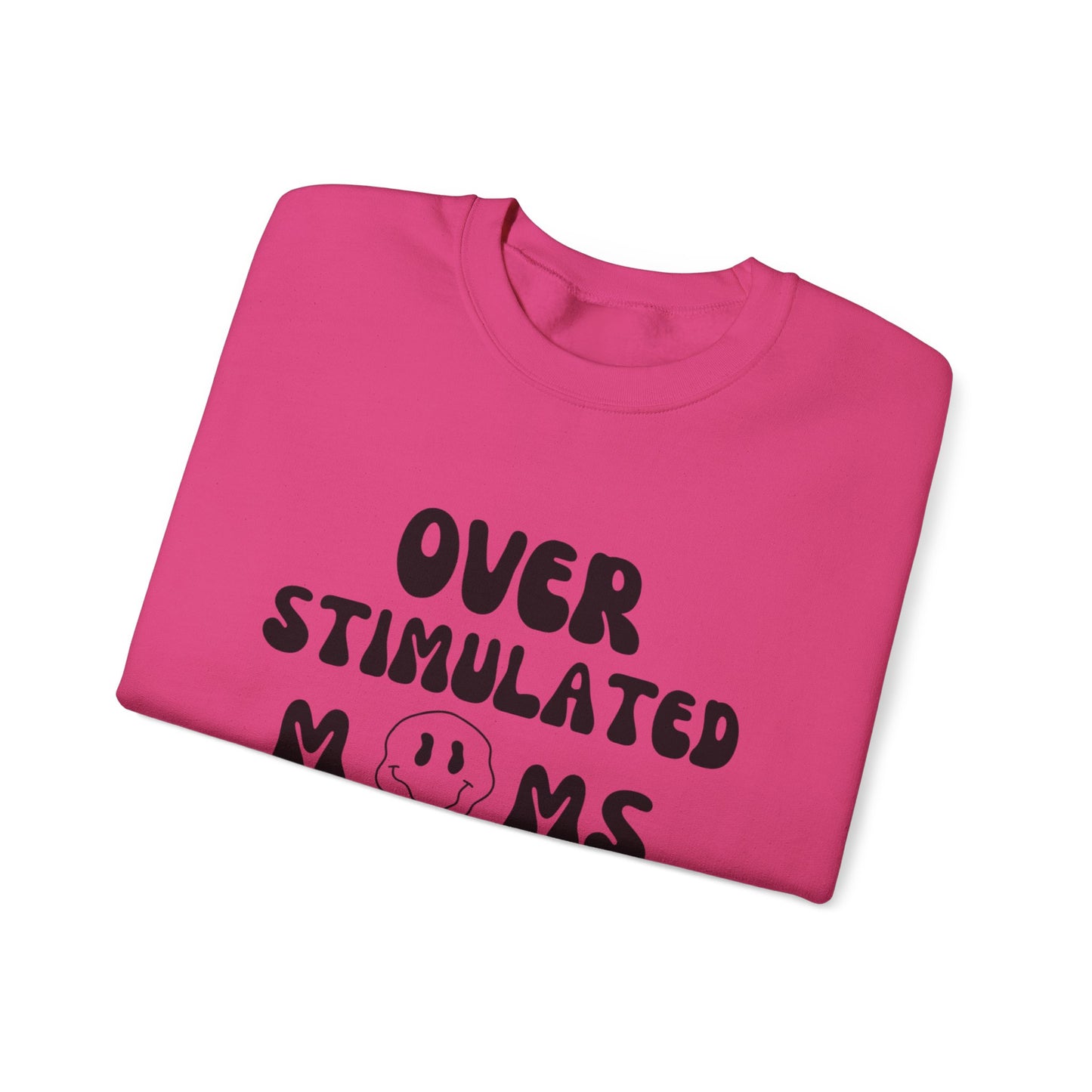 'Over Stimulated Moms Club' Unisex Heavy Blend™ Crewneck Sweatshirt