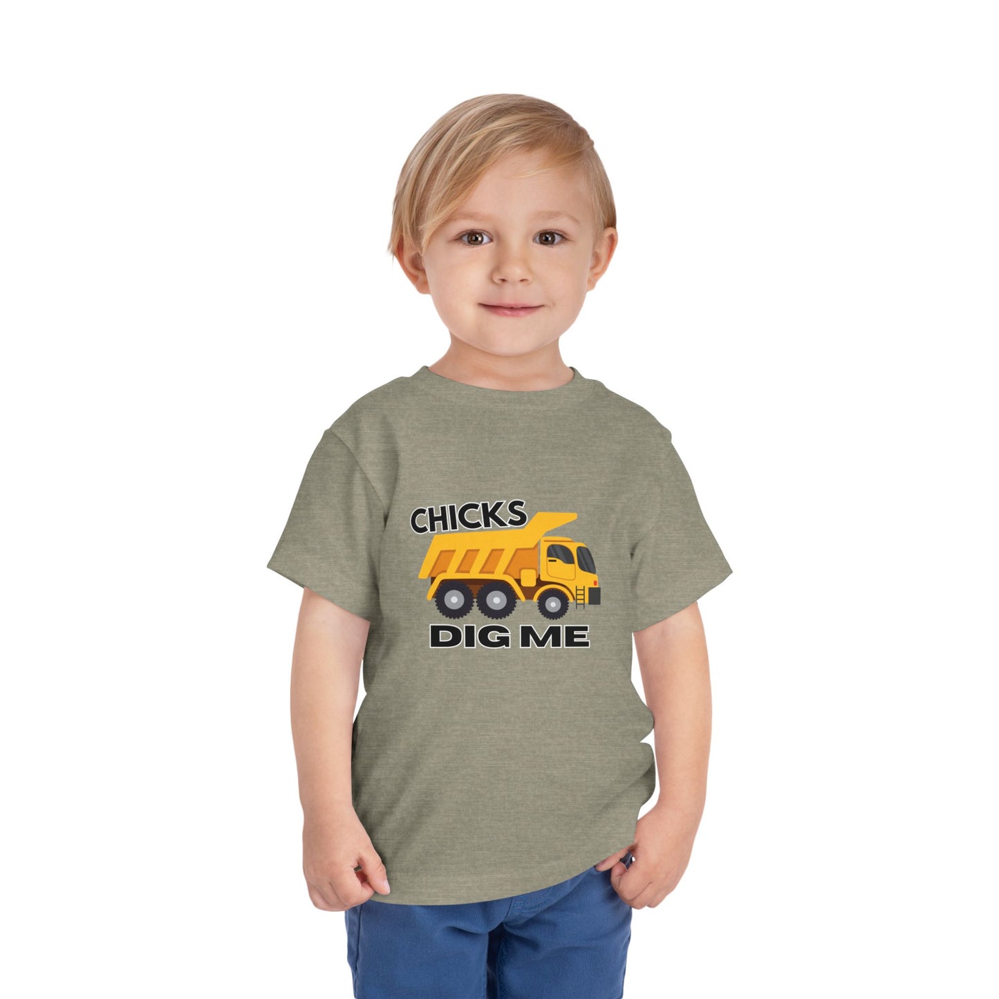 'Chicks Dig Me' Toddler Short Sleeve Tee